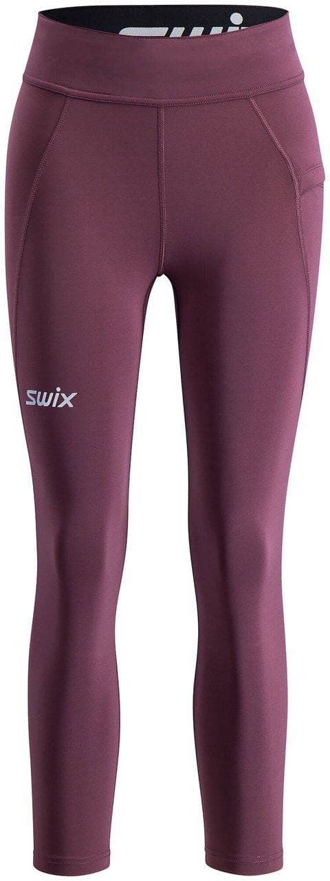 Swix Women's Pace High Waist Cropped Tights naisten juoksutrikoot – Swix
