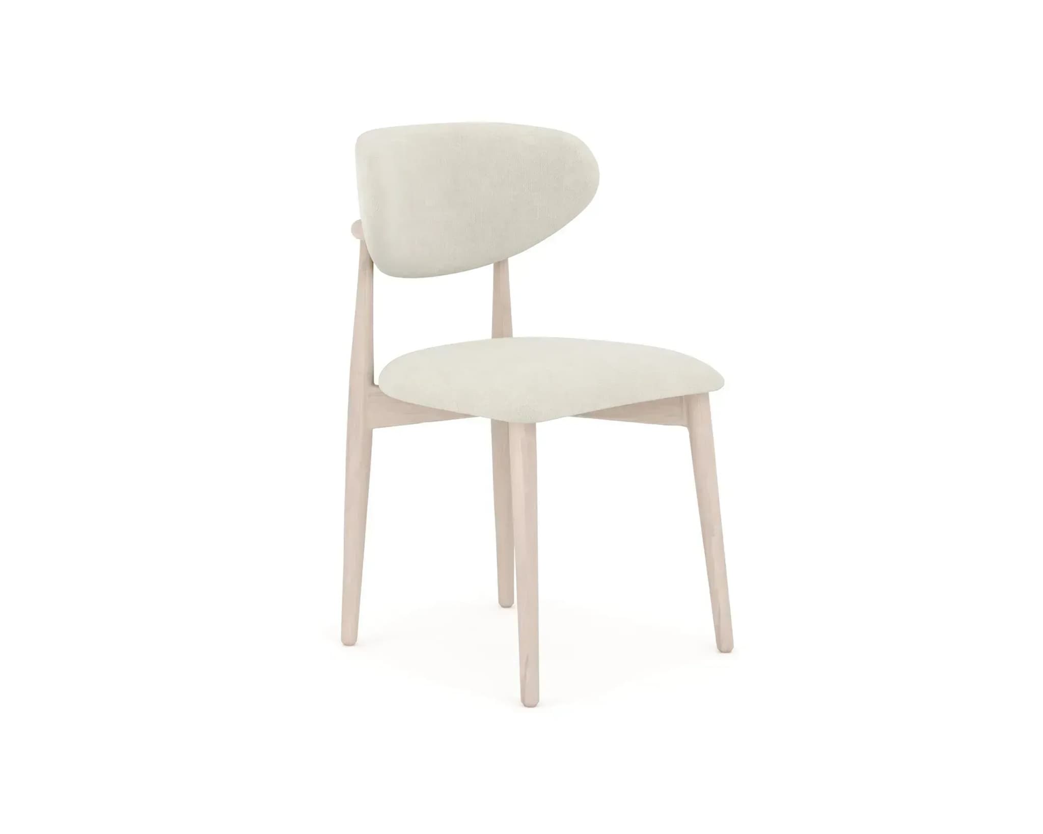 Molly ruokapöydän tuoli beige, 2 kpl setti – Bark