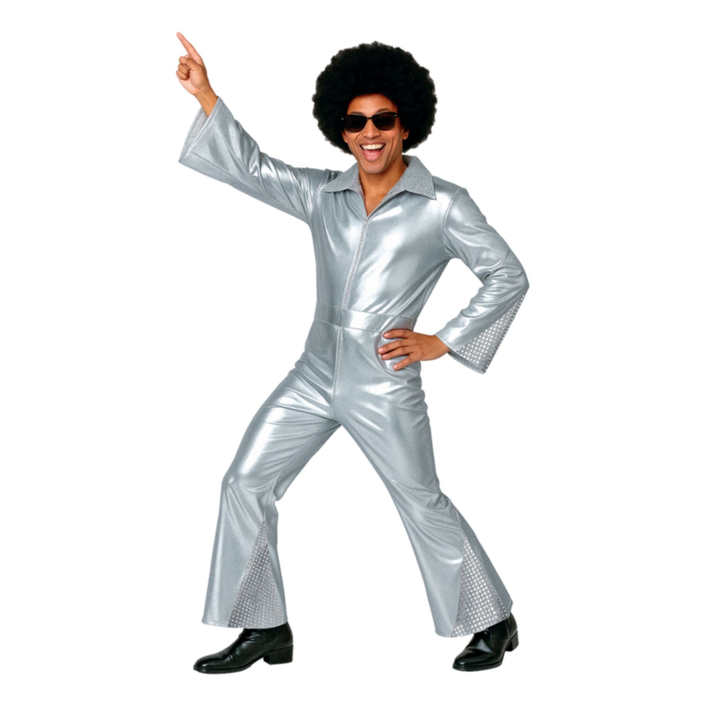 70-luvun Discohopea Naamiaisasu Miehelle - Large – Fiestas Guirca