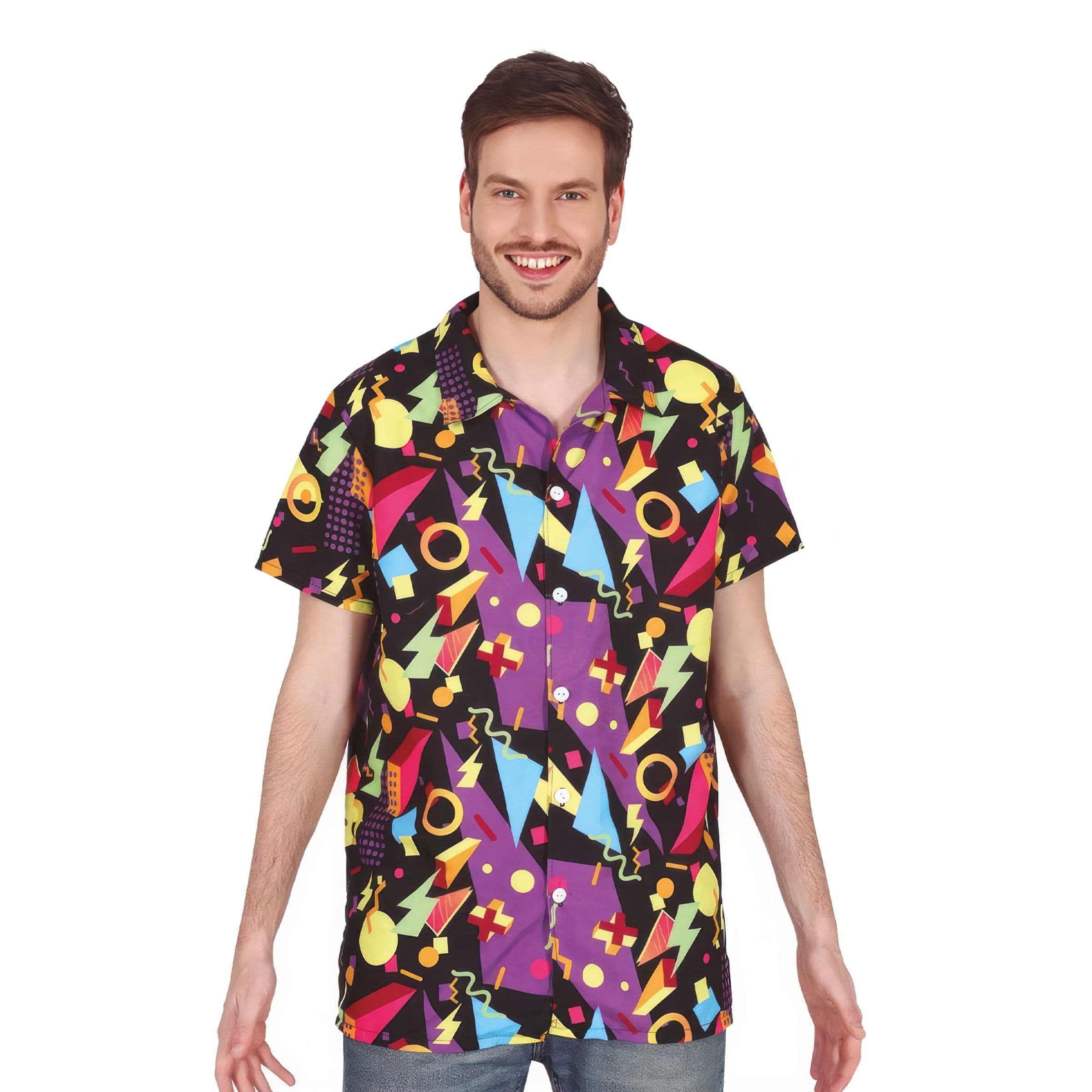 80-luvun Paita Musta Kuviolla - Large – Fiestas Guirca