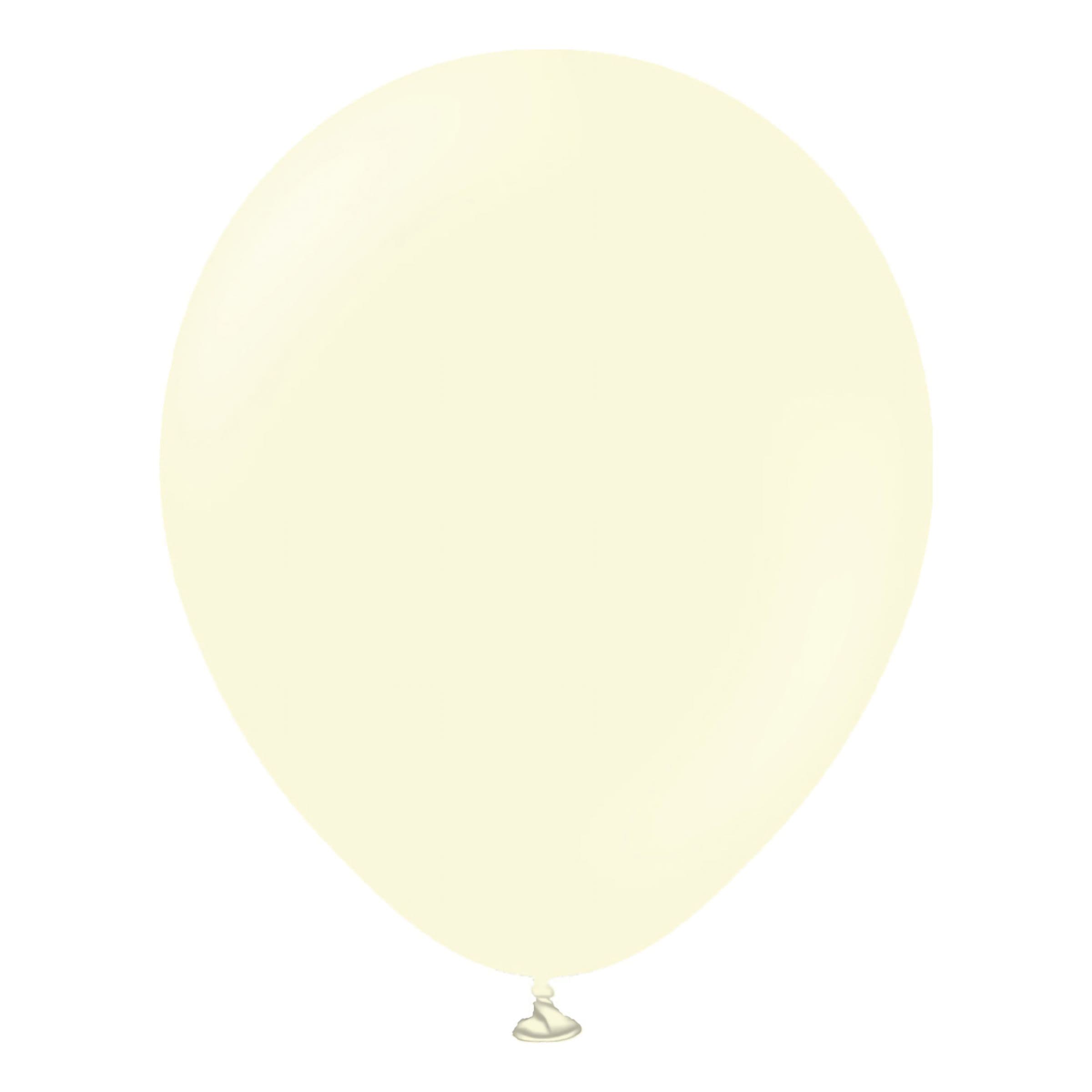 Professional Stora Pale Yellow -ilmapallot - 5-pakkaus – Ballongkungen