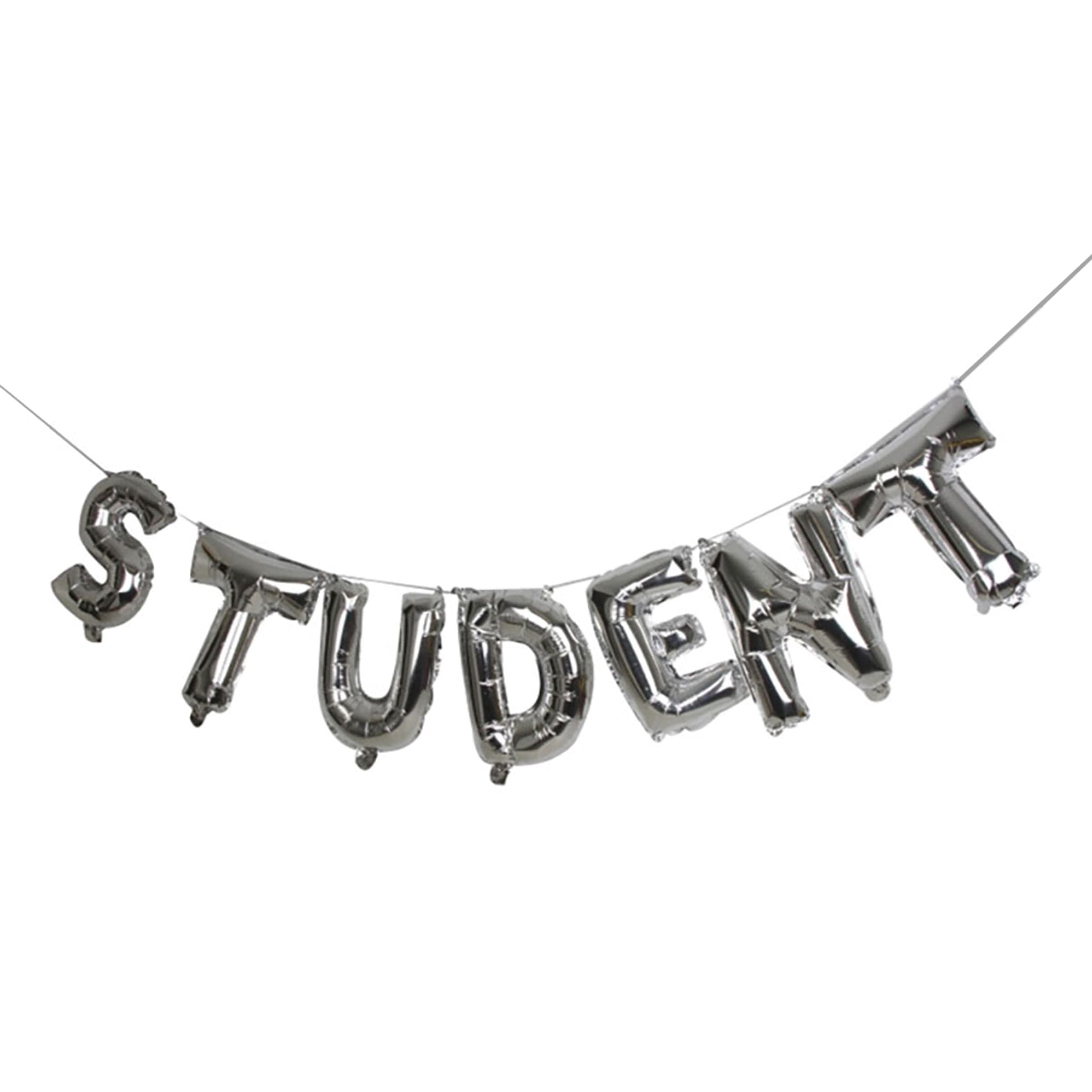 Ilmapalloviirinauha Student Hopea Metallic – Ballongkungen