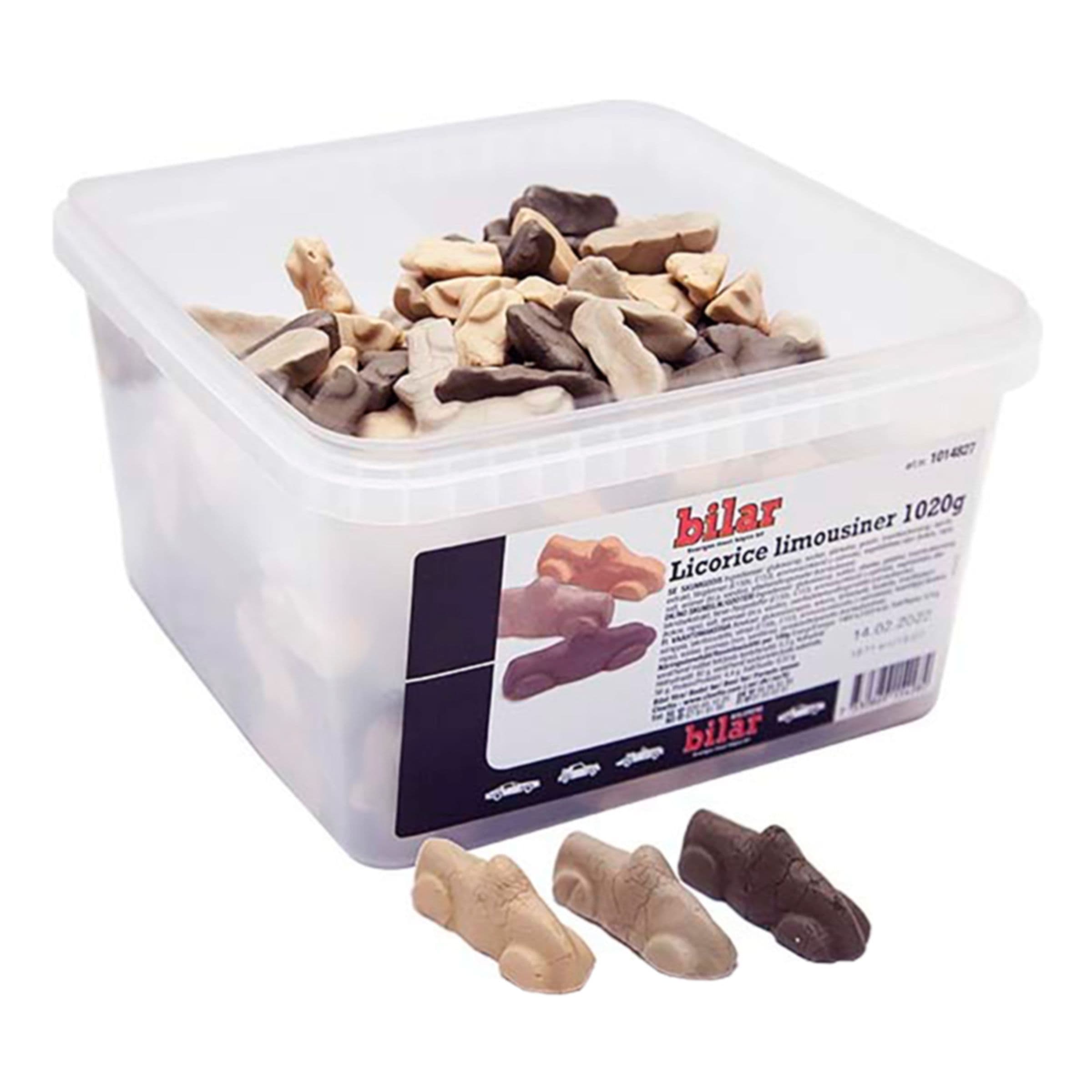 Ahlgrens Lakritsilimusiinit Suurpakkaus - 1 kg – ERT Godis Bulk