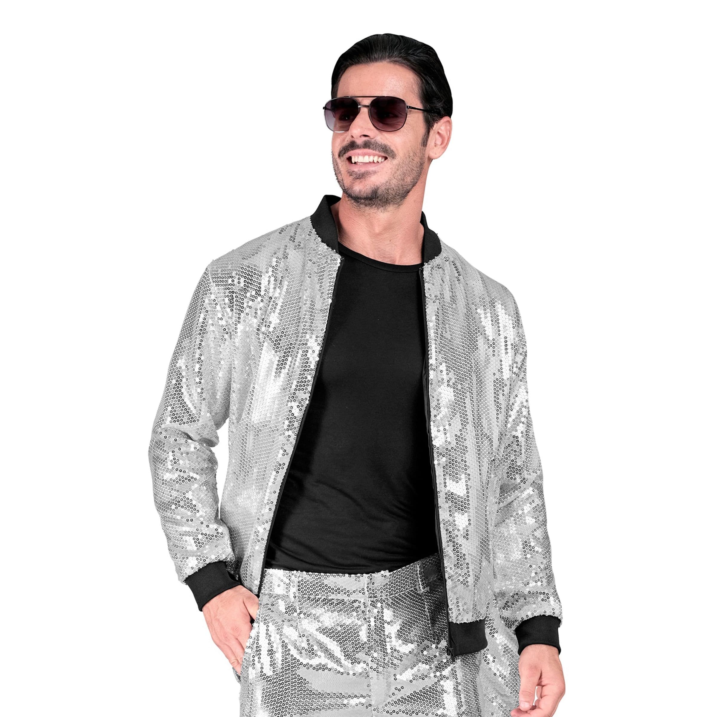 Bomber-takki Hopea Paljeteilla - Small/Medium – Widmann