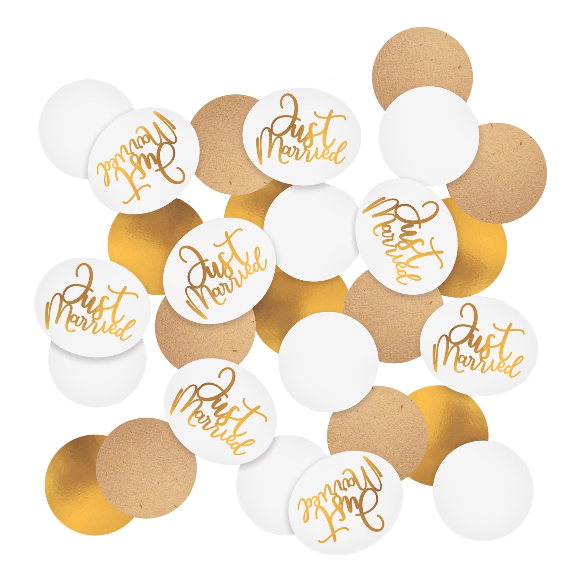 Pöytäkonfetti Just Married - 14 grammaa – Riethmüller