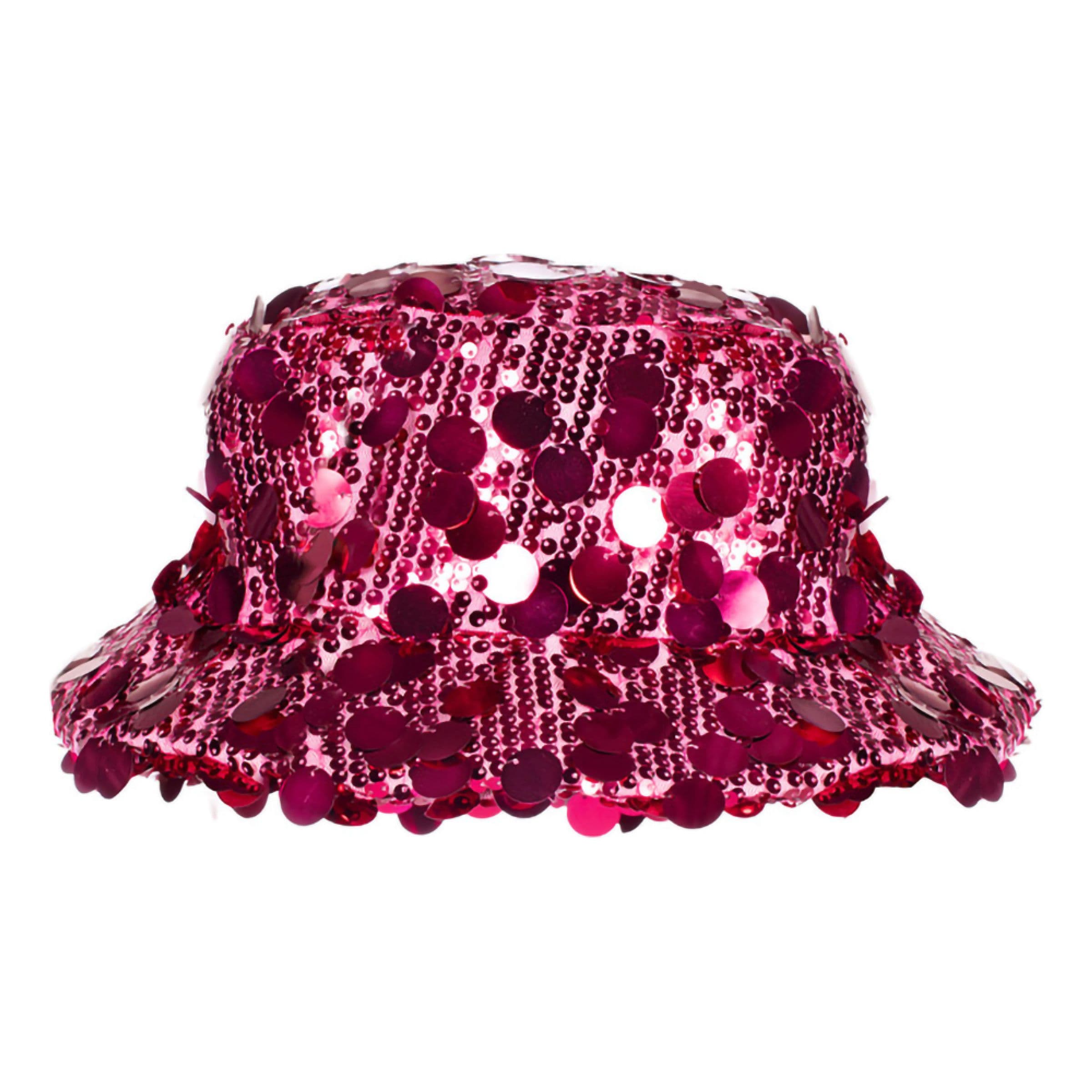 Bucket Hat Paljetit Neonvaaleanpunainen - One size – Wilbers & Wilbers