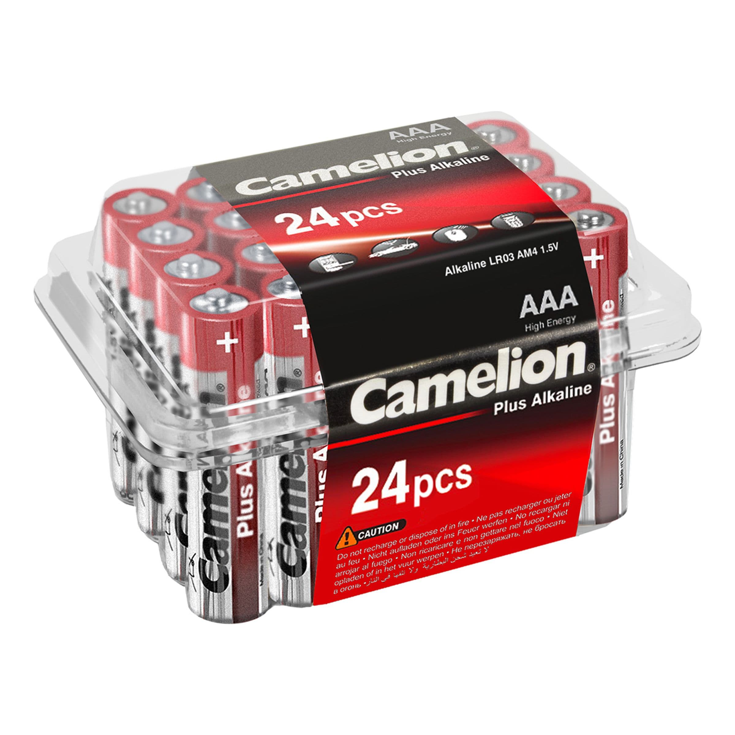 Camelion Alkaline AAA-paristot - 24-pakkaus – Dynäs Import