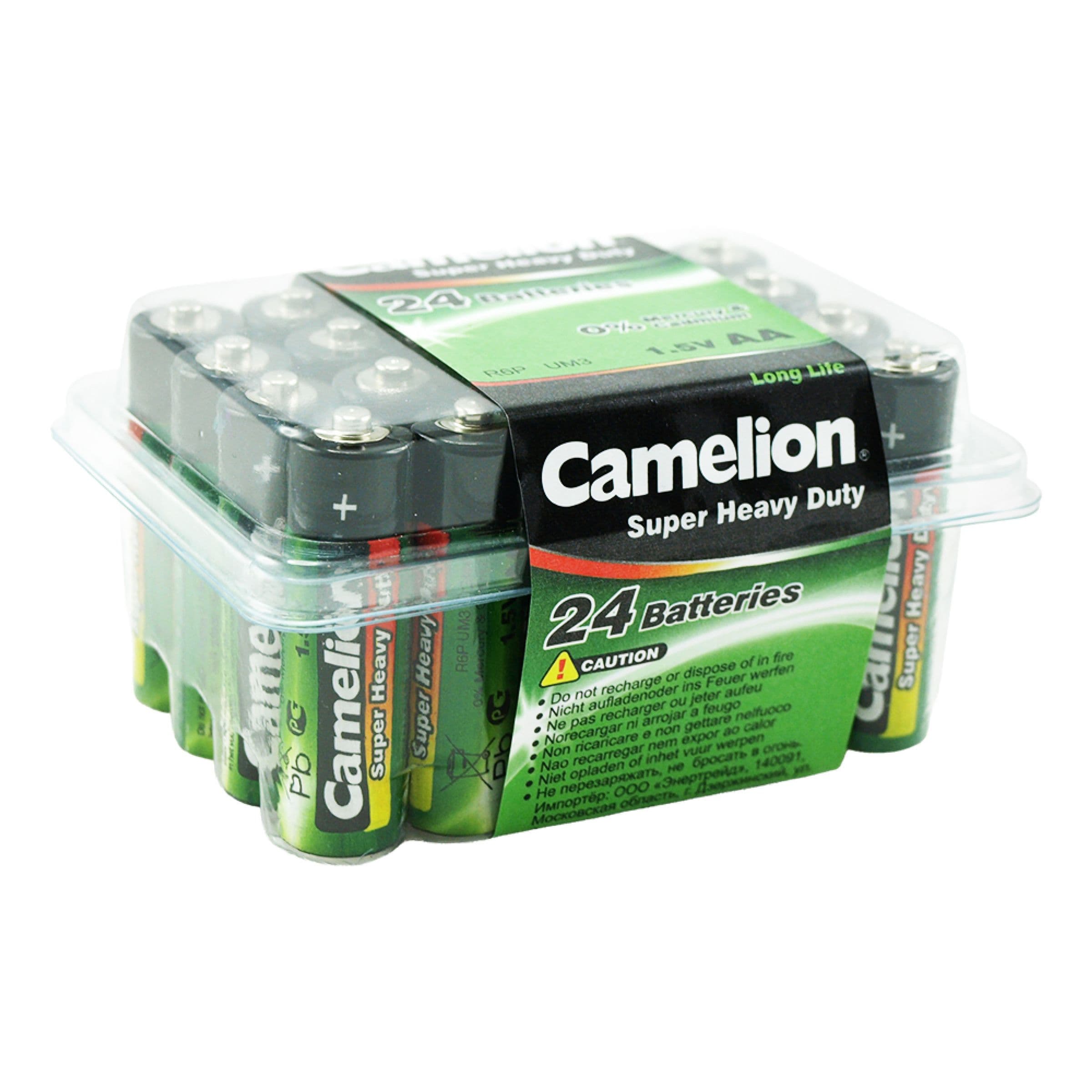 Camelion Super Heavy Duty AA-paristot - 24 kappaletta – Dynäs Import