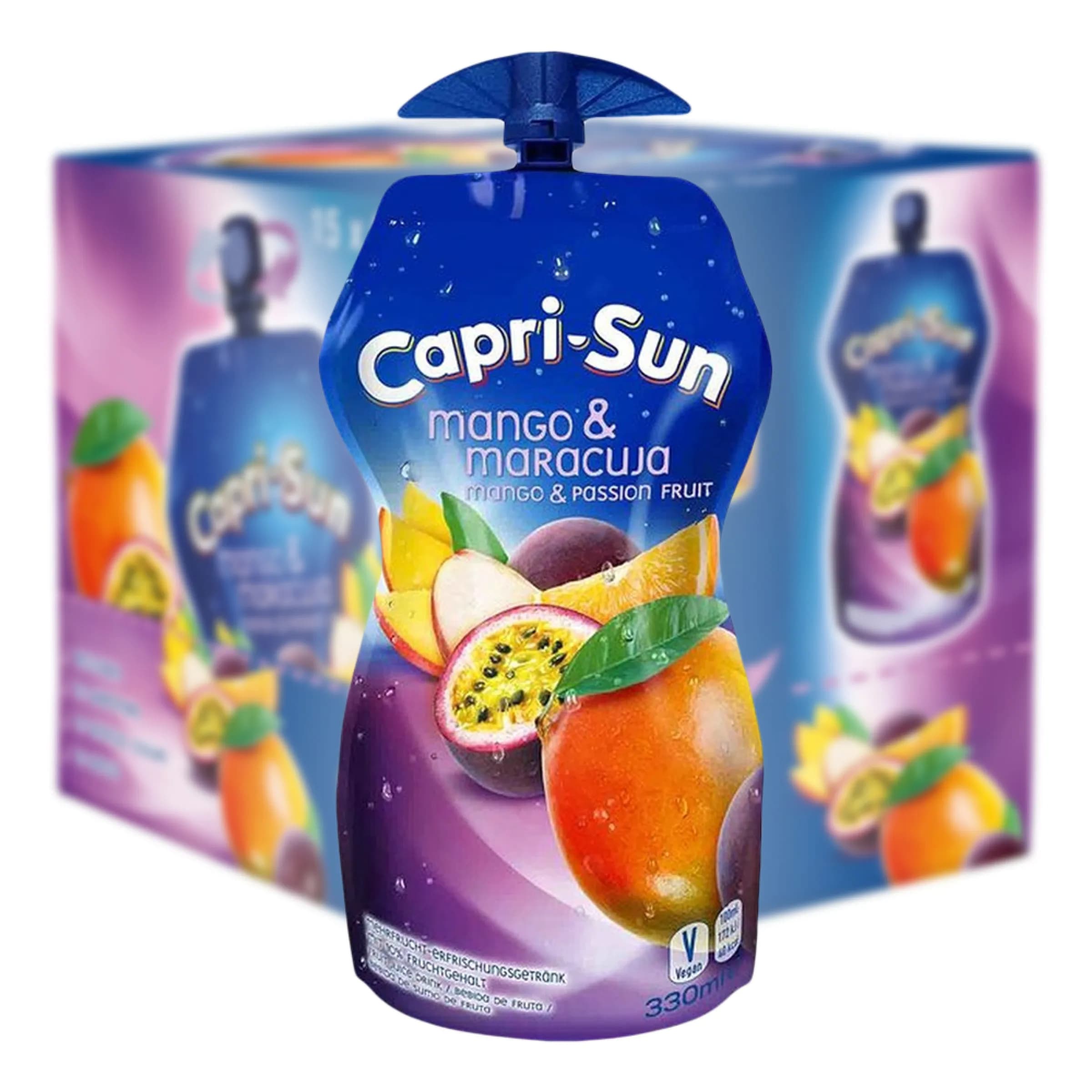 Capri-Sun Mango & Passionhedelmä Suurpakkaus - 15 x 330 ml – ERT Godis Bulk