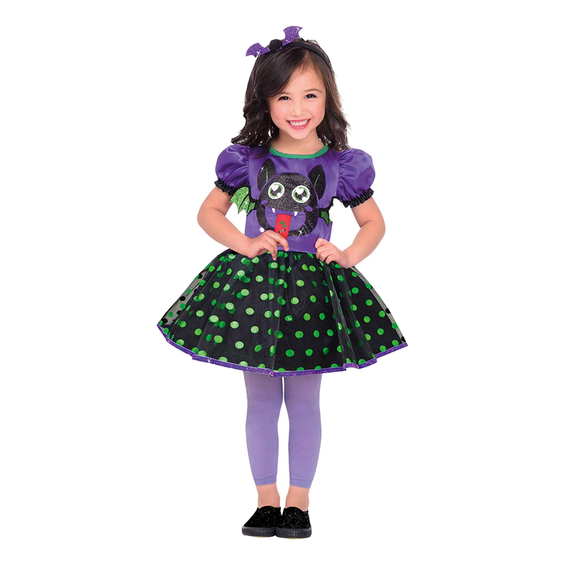 Lepakko Mekko Lasten Naamiaisasu - X-Small – Riethmüller