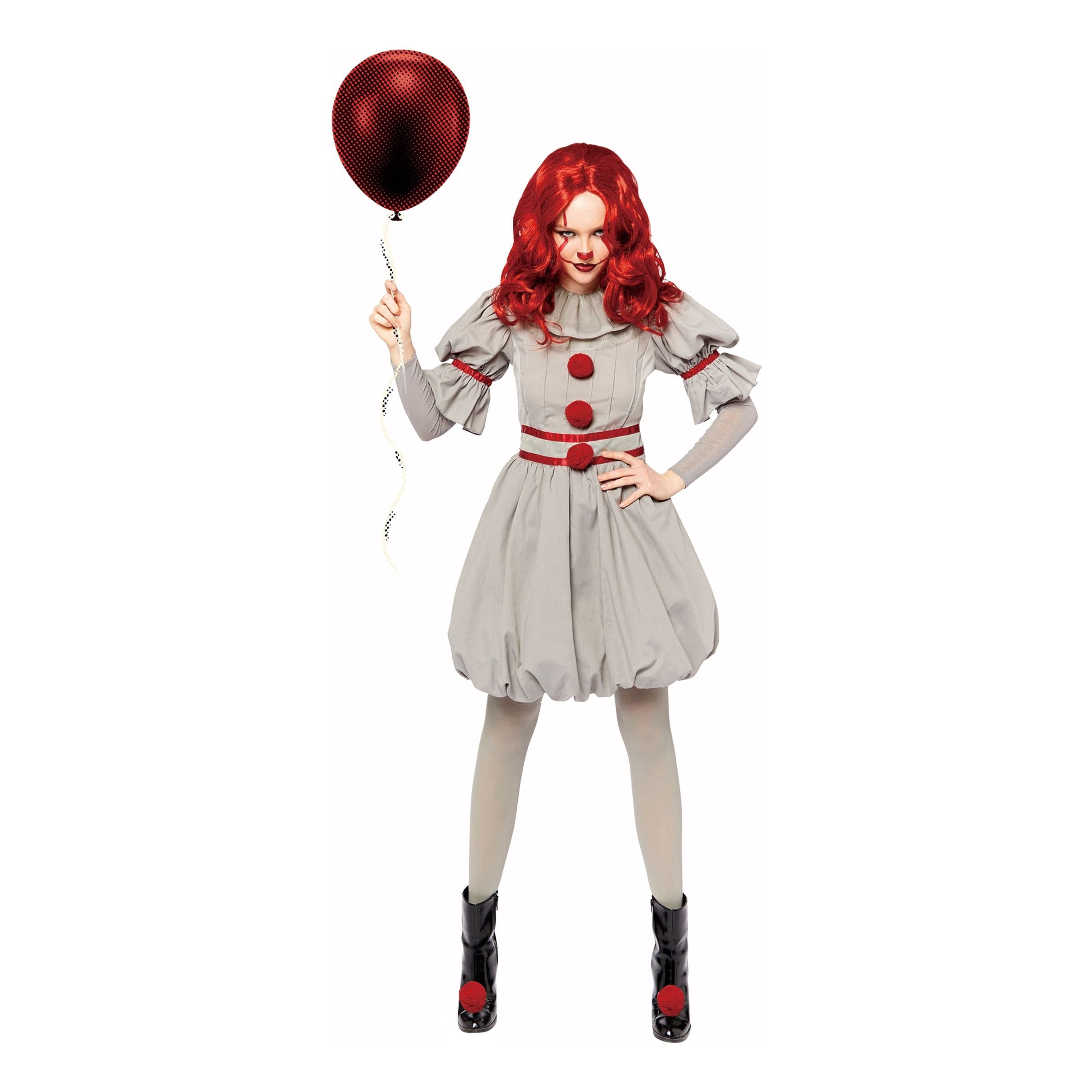 Klovni IT Naisten Naamiaisasu - Medium/Large – Riethmüller