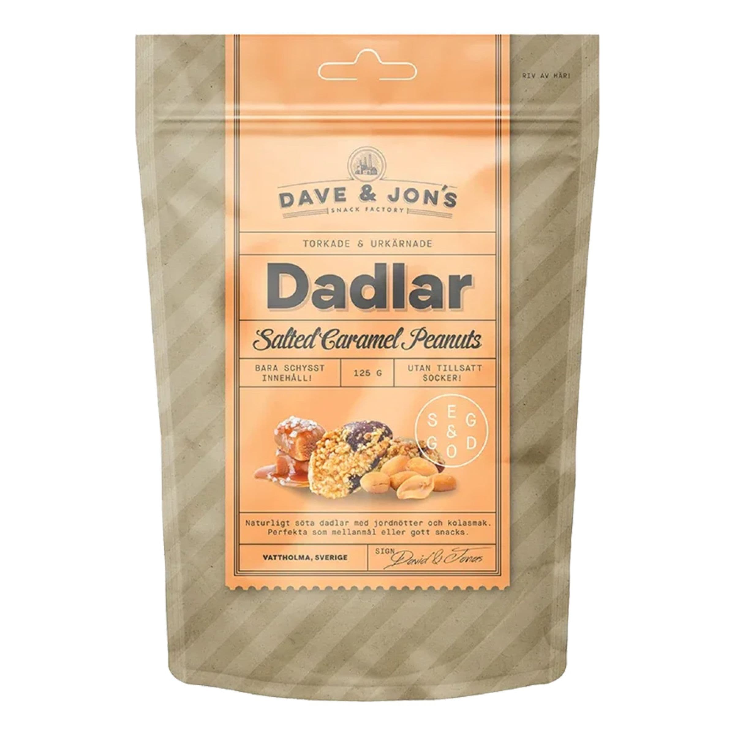 Dave & Jon's Taatelit Salted Caramel Peanuts - 125 g – Coopers Candy