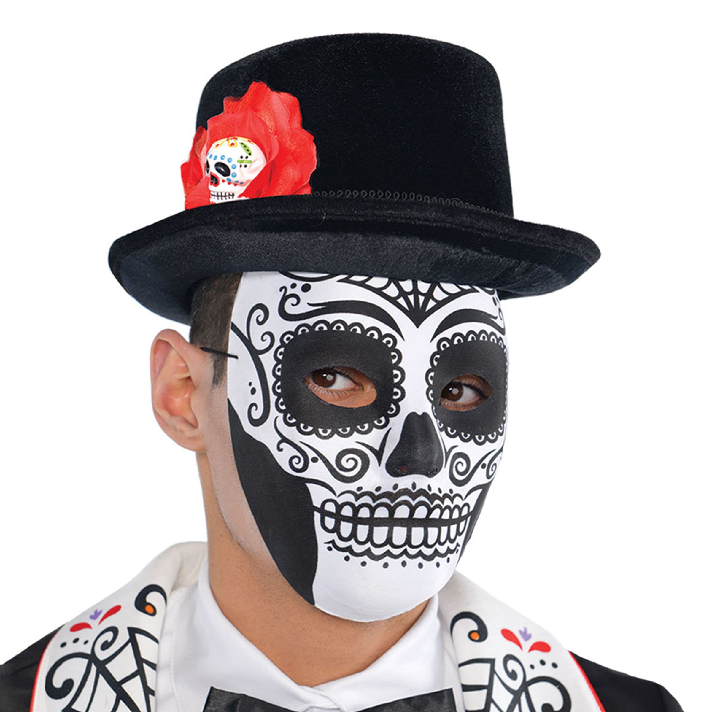 Day of the Dead Musta/Valkoinen Naamio - One size – Riethmüller