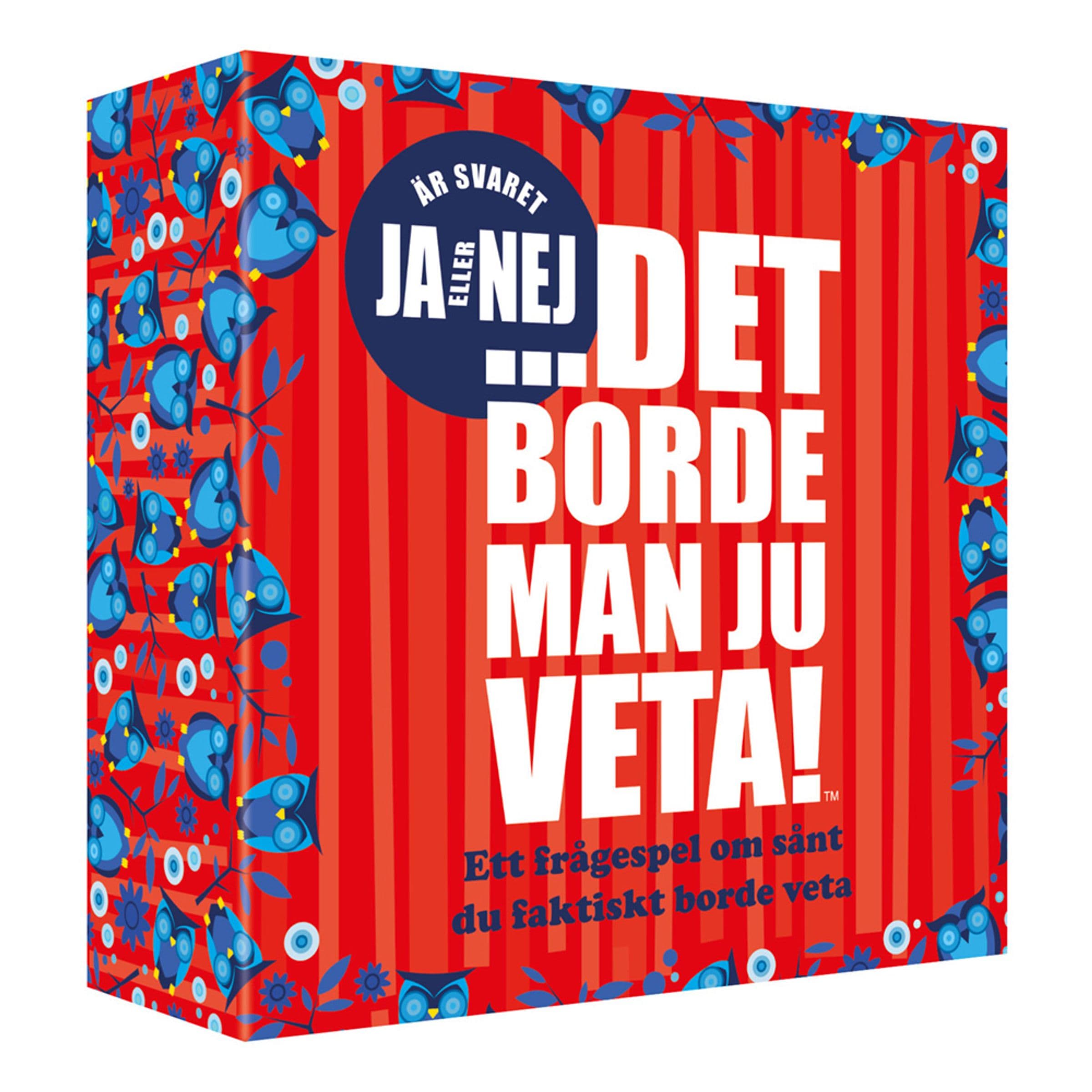 Det borde man ju veta Ja/Nej Kysymyspeli – Kylskåpspoesi