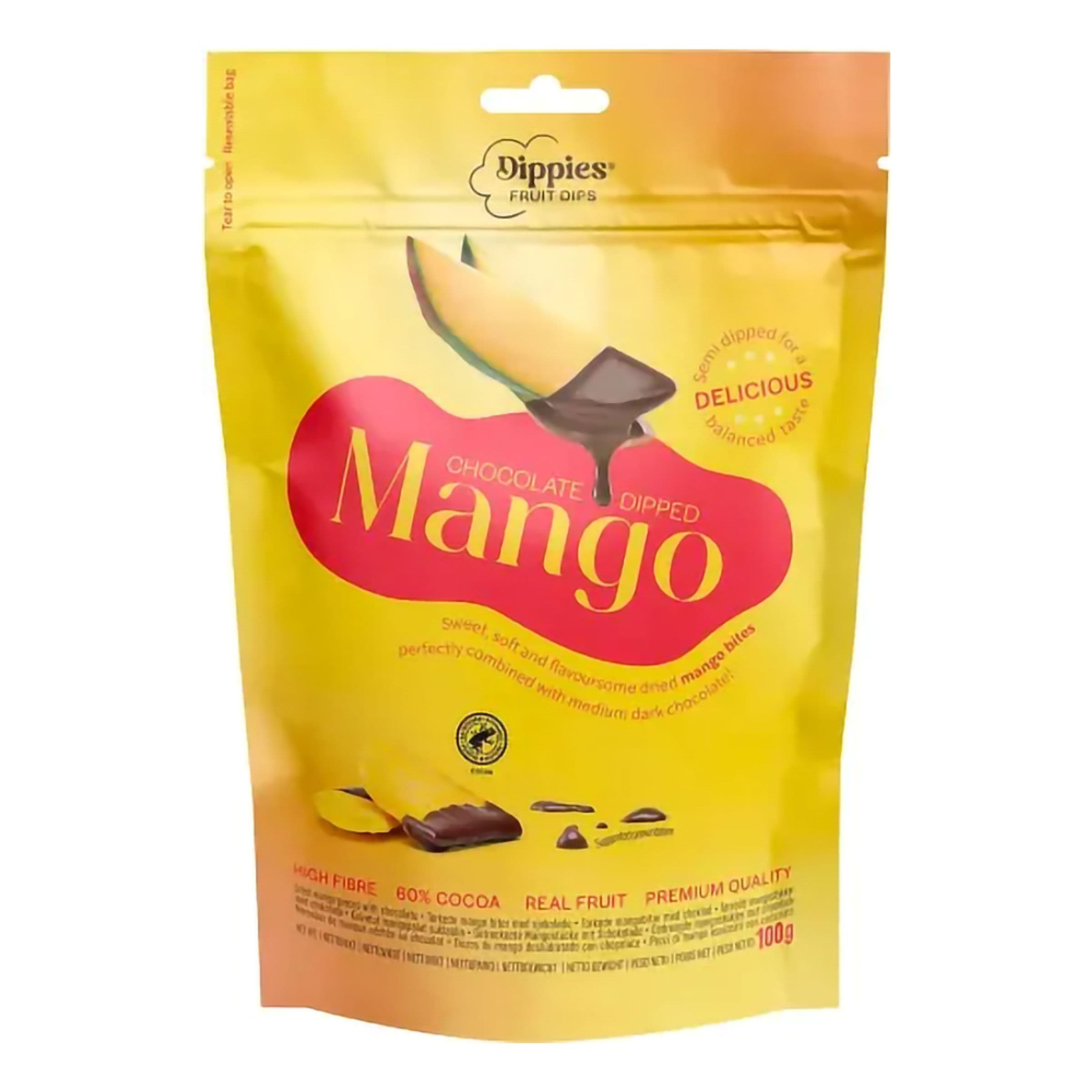 Dippies Fruit Dips Mango Kuivattumangoherkku - 100 g – Coopers Candy