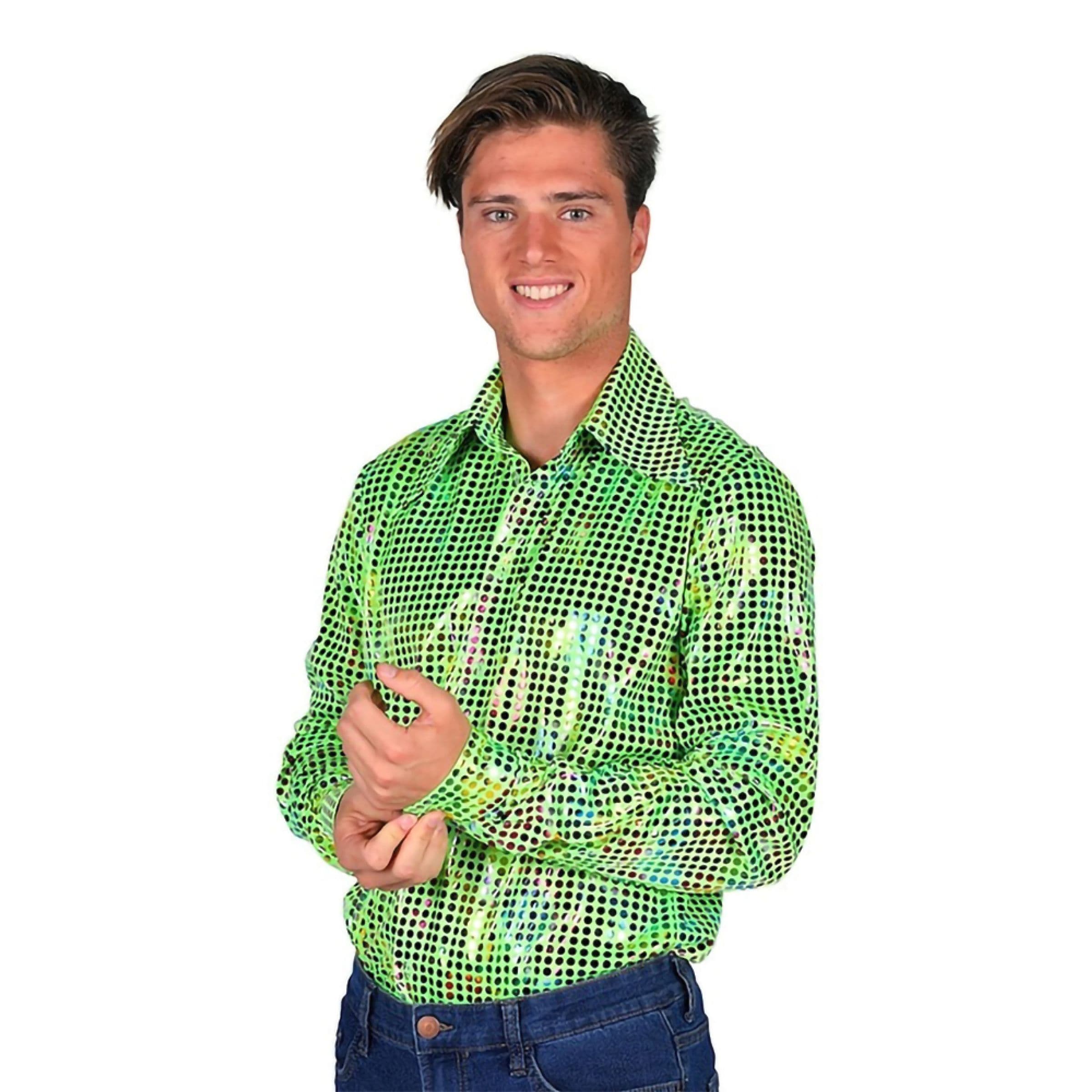 Disco Paita Miehet Vihreä Väriloisteinen - Medium – Thetru B.V.