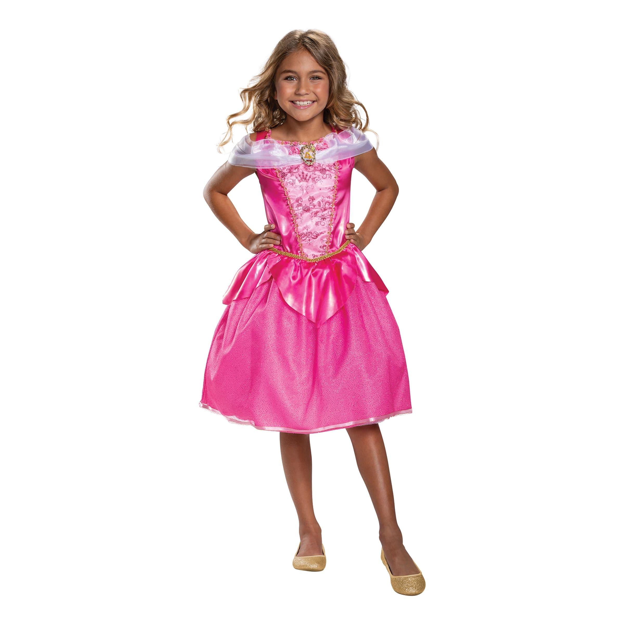 Disney Aurora Mekko Deluxe Lasten Naamiaisasu - Small – Jakks Pacific / Disguise