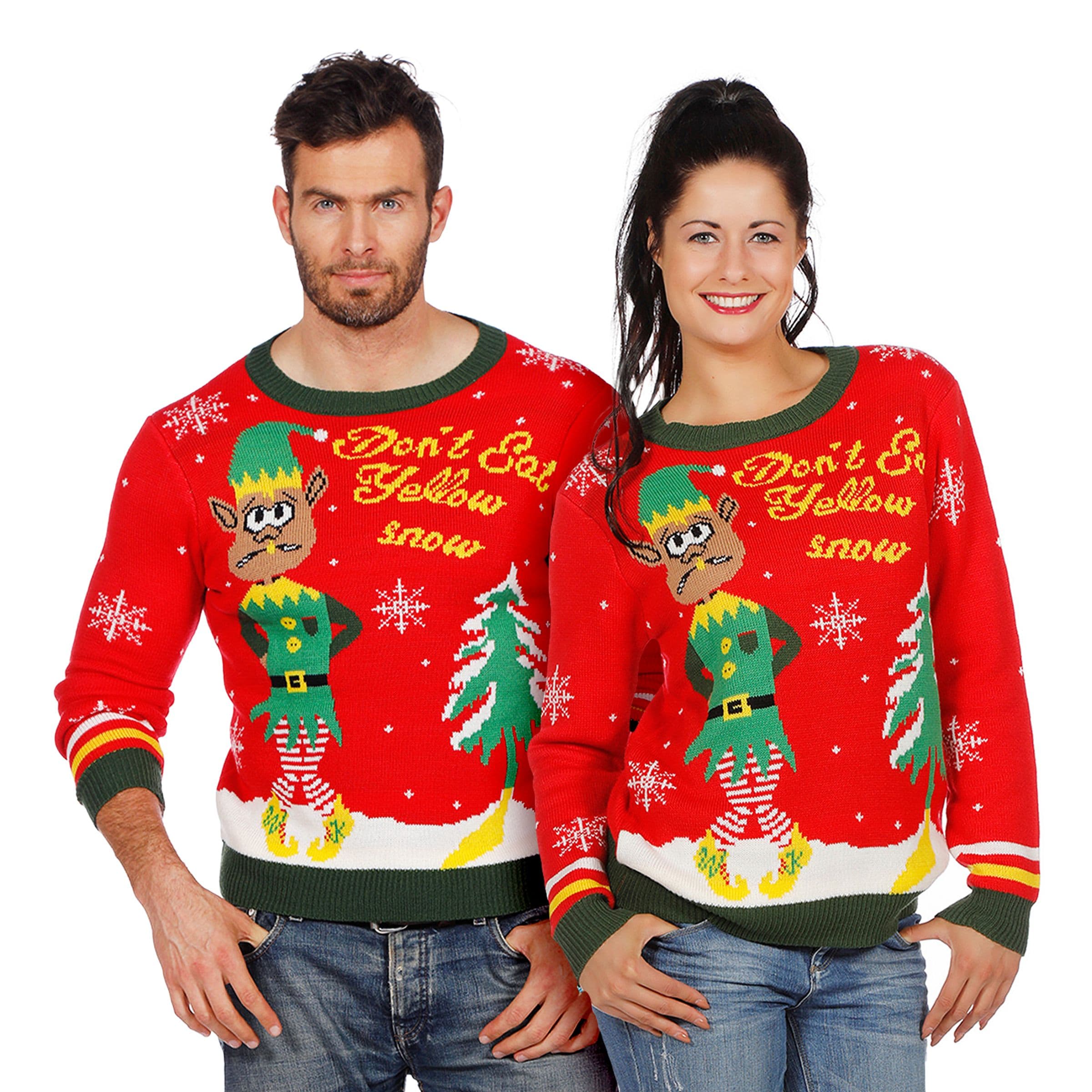 Dont Eat Yellow Snow Joulupaita - Medium – Wilbers & Wilbers