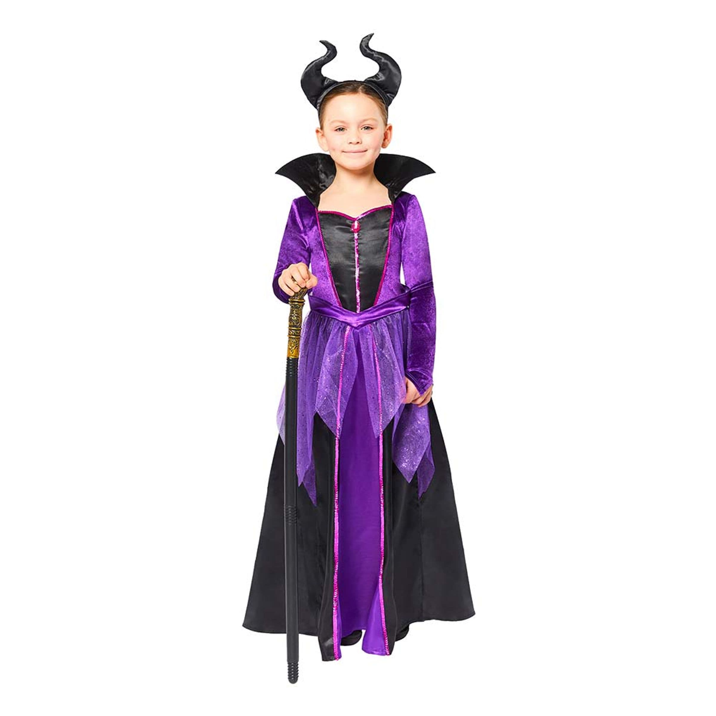 Ilkeä Satuhaltia Lasten Naamiaisasu - Medium – Riethmüller