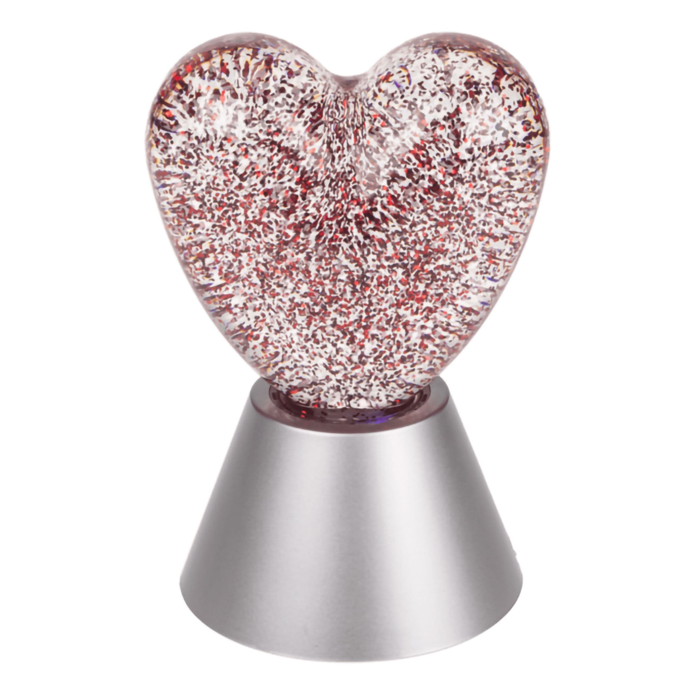 Väriä vaihtava Kimalteleva Sydänlamppu – Out of the Blue