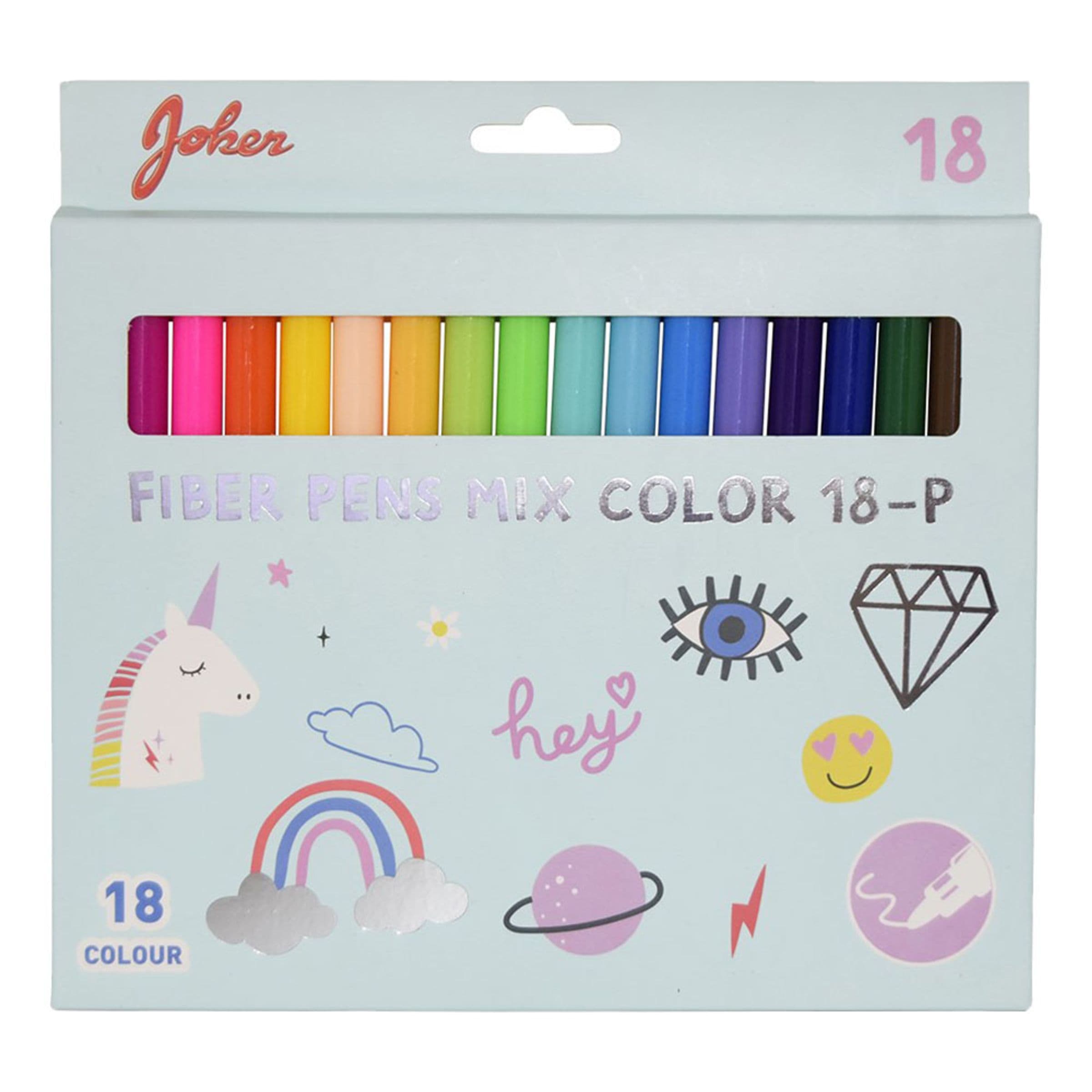 Kuitukynät Värisekoitus - 18-pakkaus – Hisab/Joker