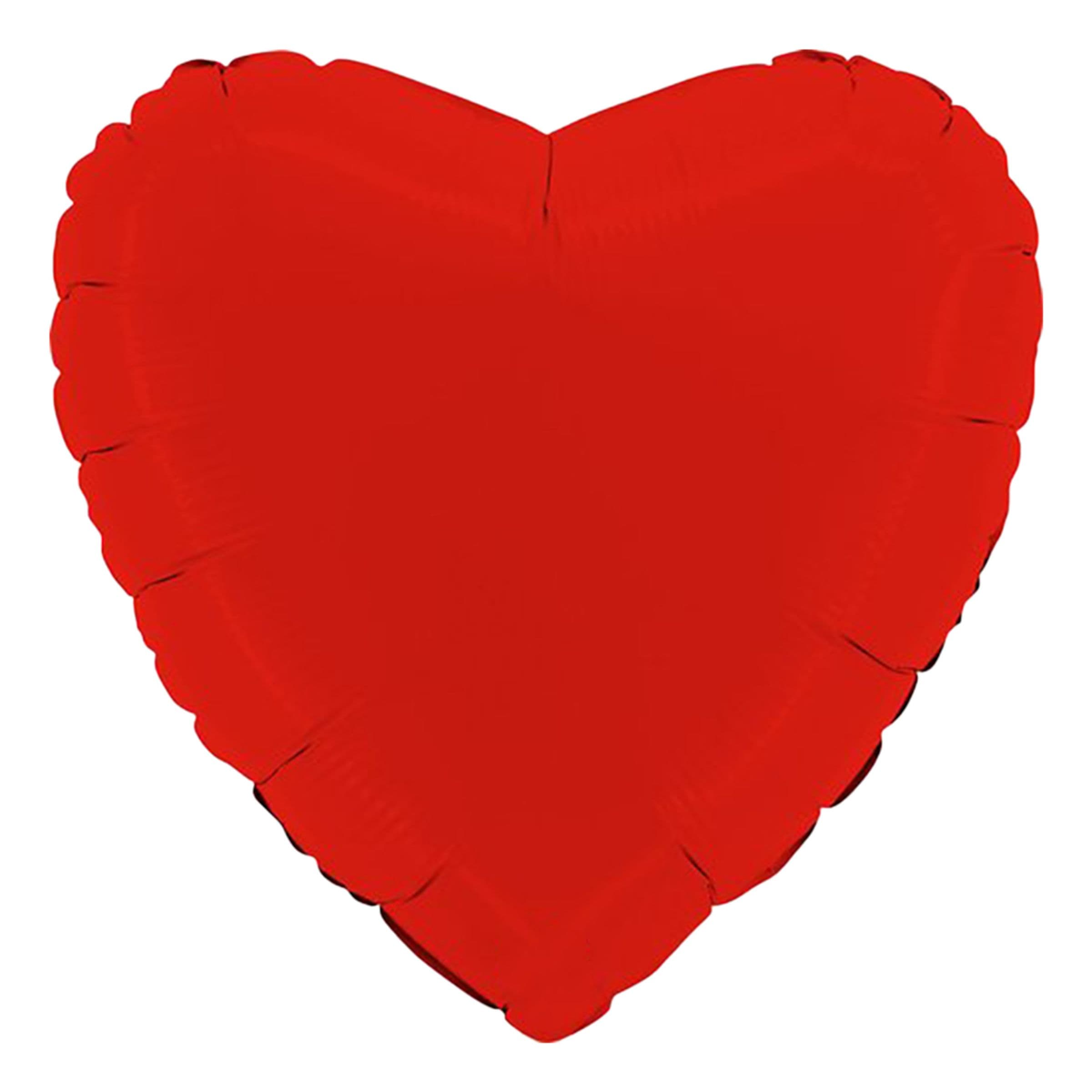 Folioilmapallo Sydän Matta Punainen – Ballongkungen