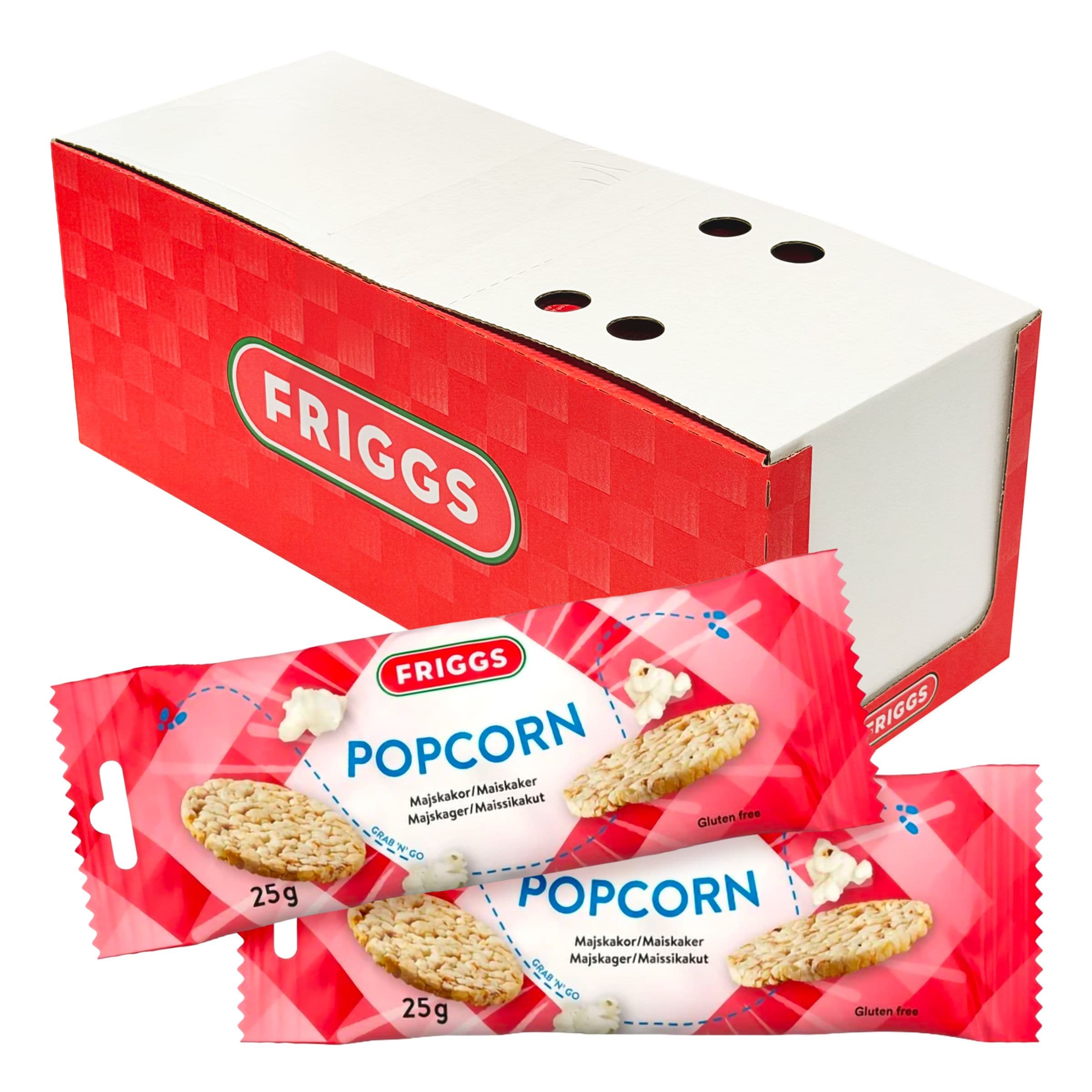 Friggs Snackpack Popcorn Suurpakkaus - 26 x 25 g – ERT Godis Bulk