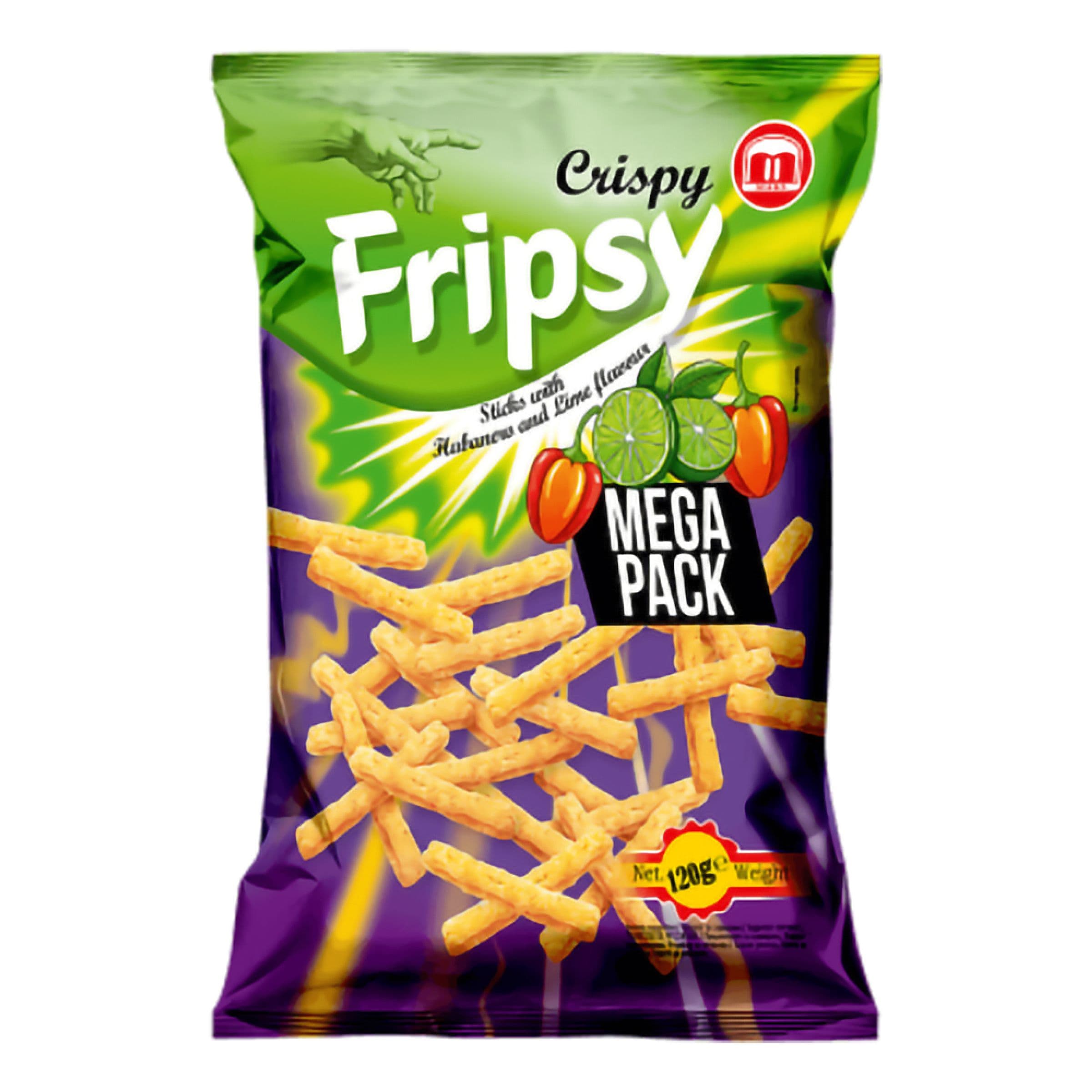 Fripsy Crispy Sticks Habanero & Lime - 120 g – Coopers Candy