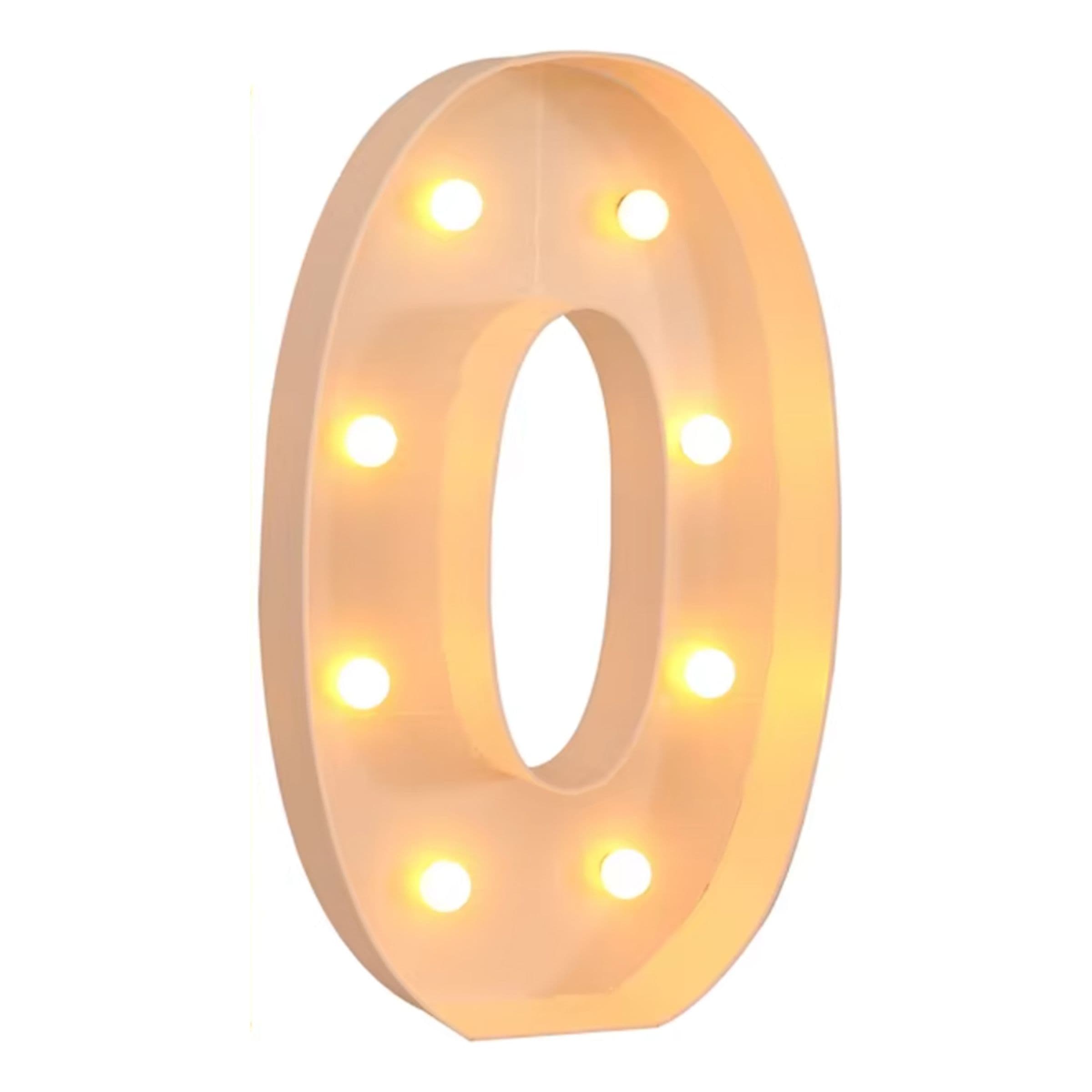 Jättimäiset Kirjaimet LED-Valoilla - Kirjain O – Catsson