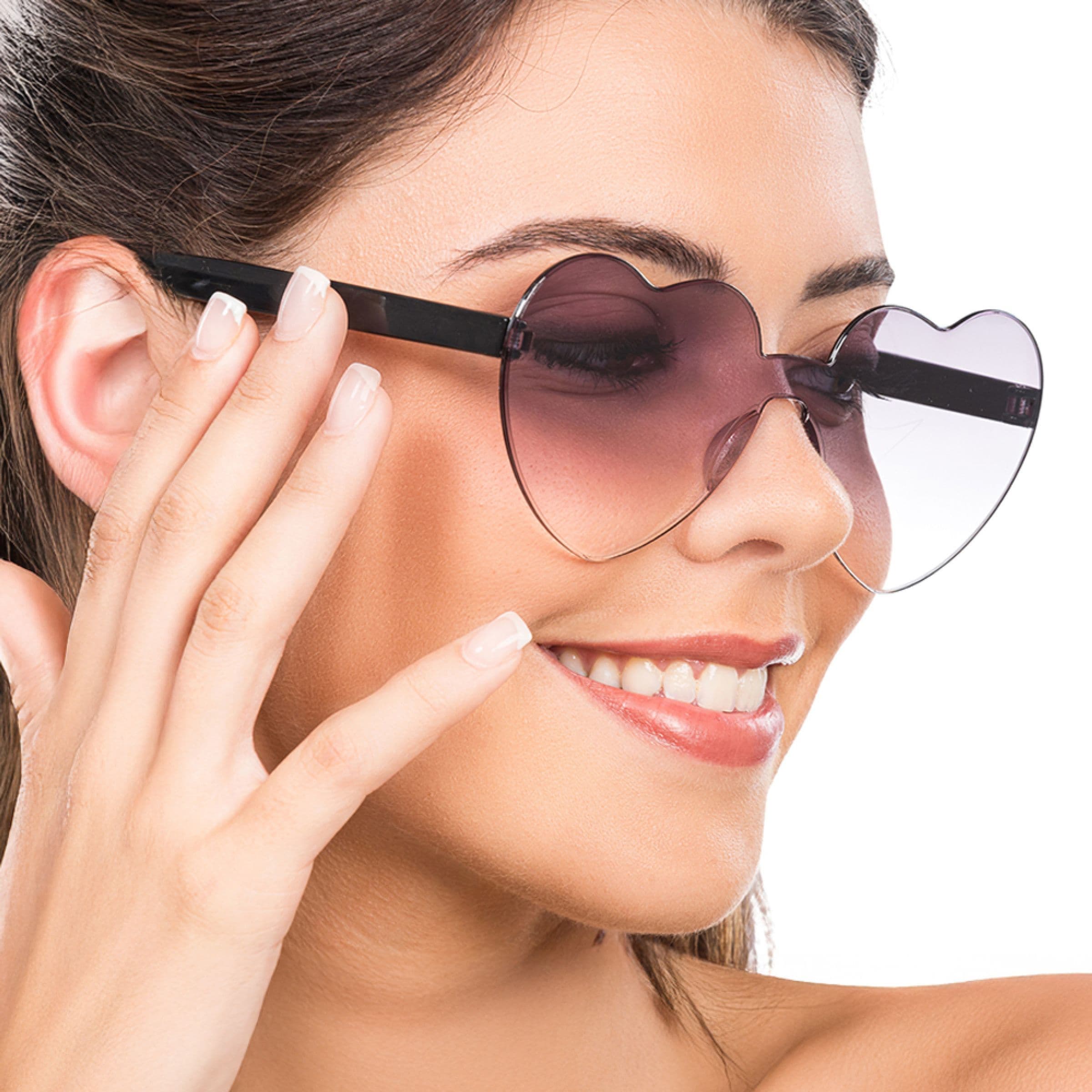 Sydänmuotoiset Mustat Silmälasit – Boland Party Partners