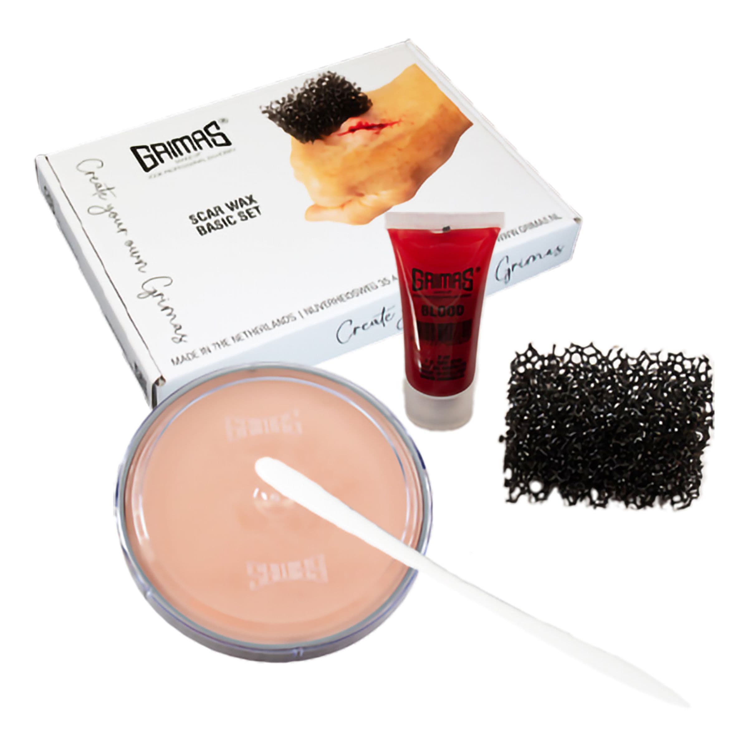 Grimas Scar Wax Basic Meikkisetti – Grimas
