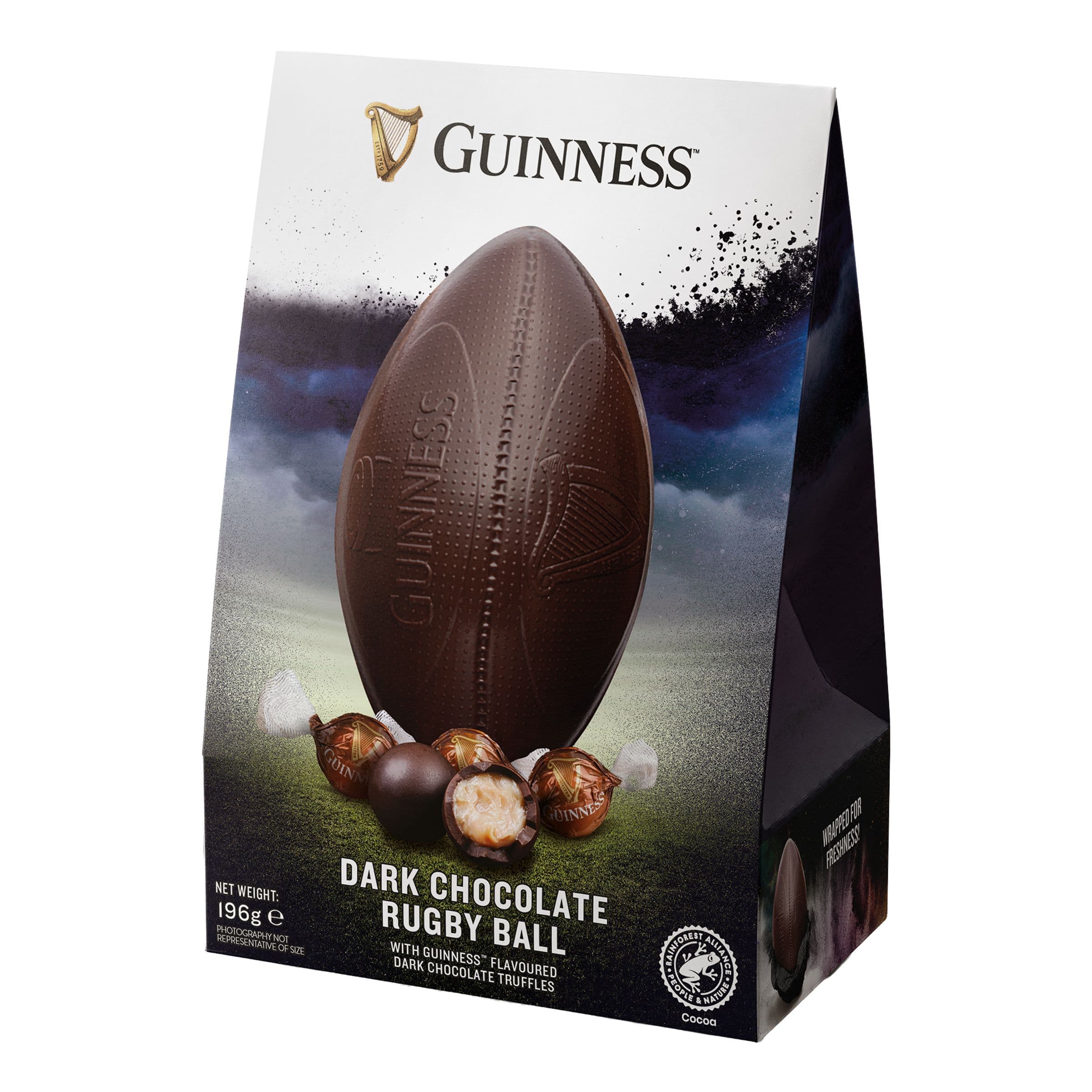 Guinness Rugby Ball Pääsiäismuna - 196 g – Inter Candy AB