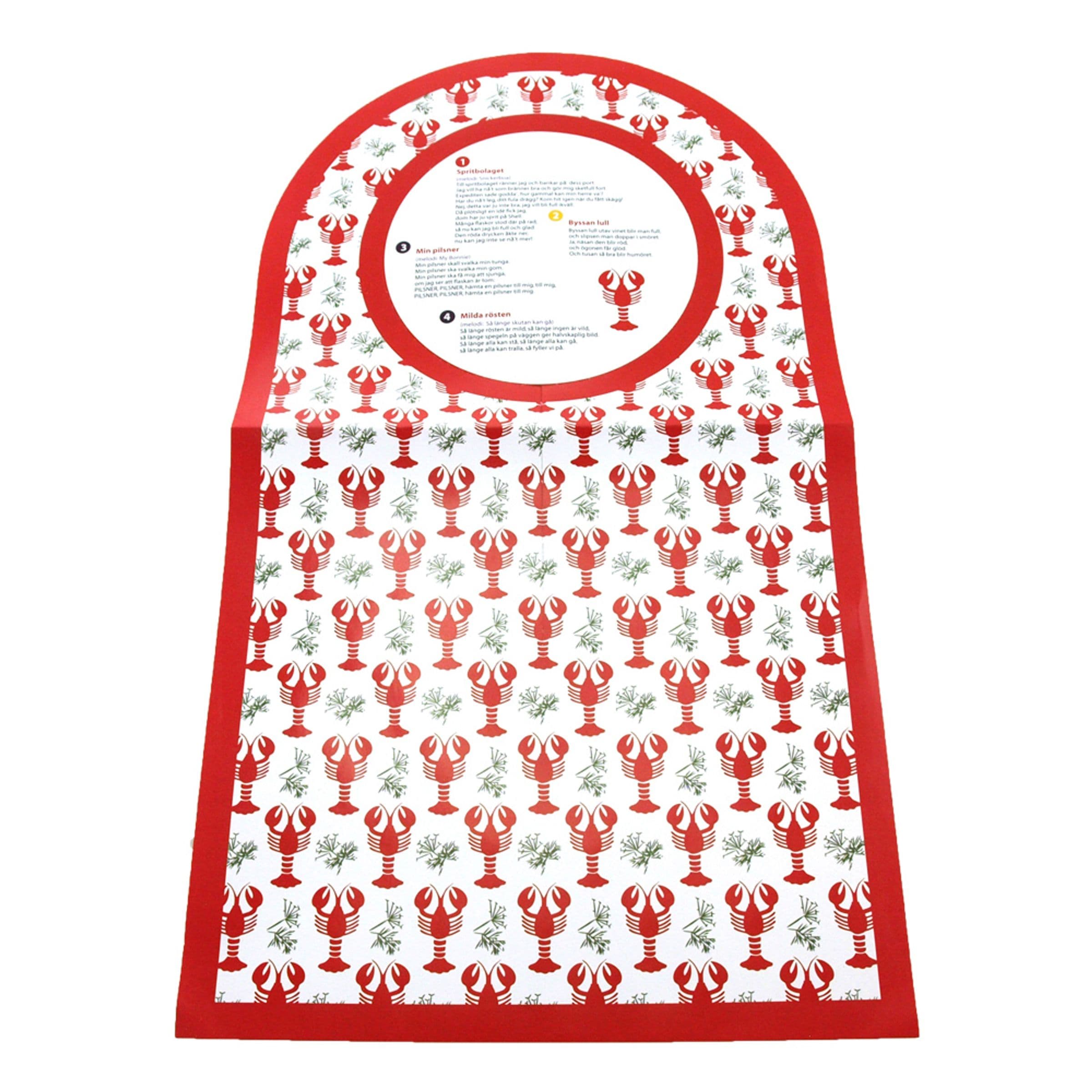 Ruokalappu Rapujuhla Snapsilauluilla - 6-pakkaus – Dynäs Import