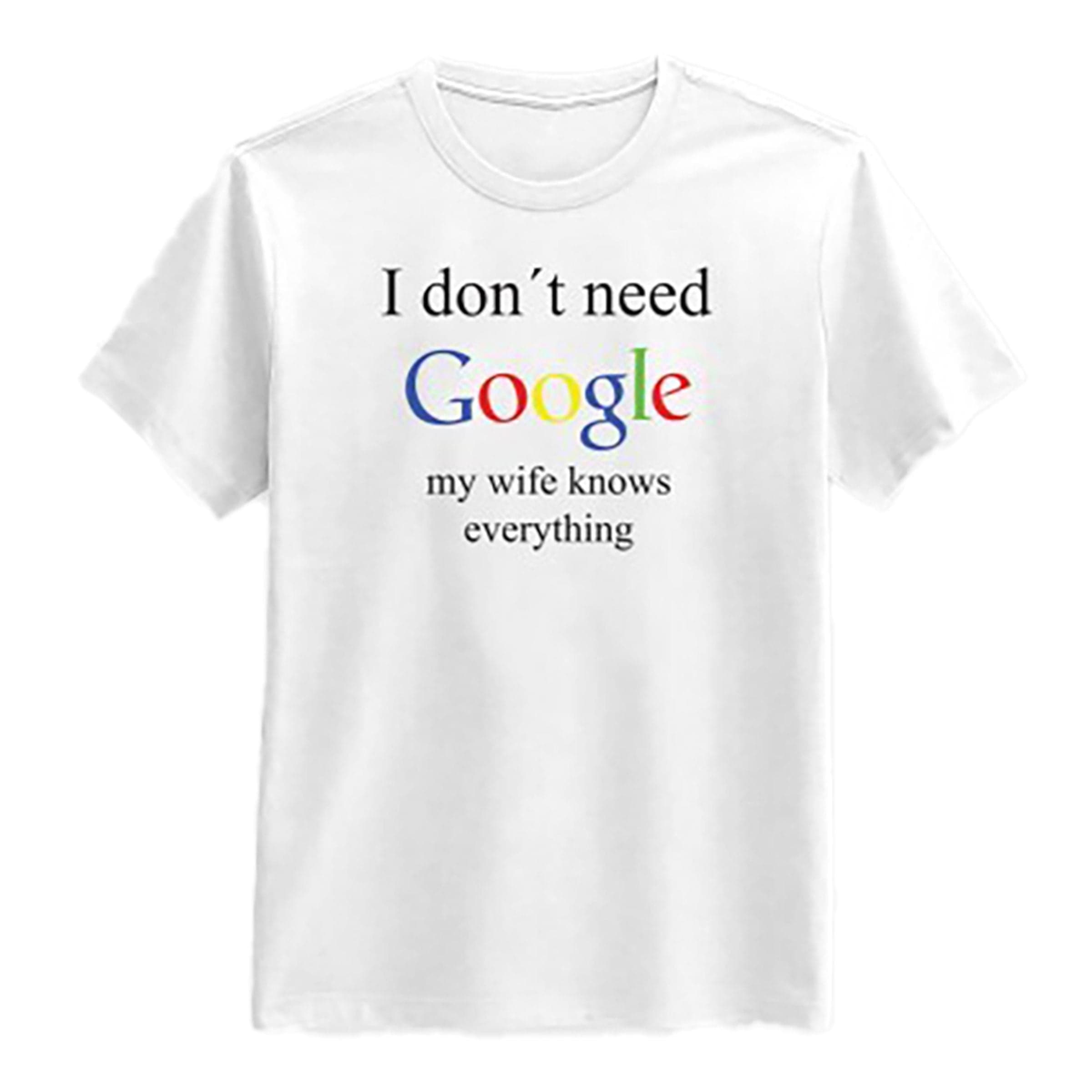Wife Google T-paita - X-Large – Netshirt