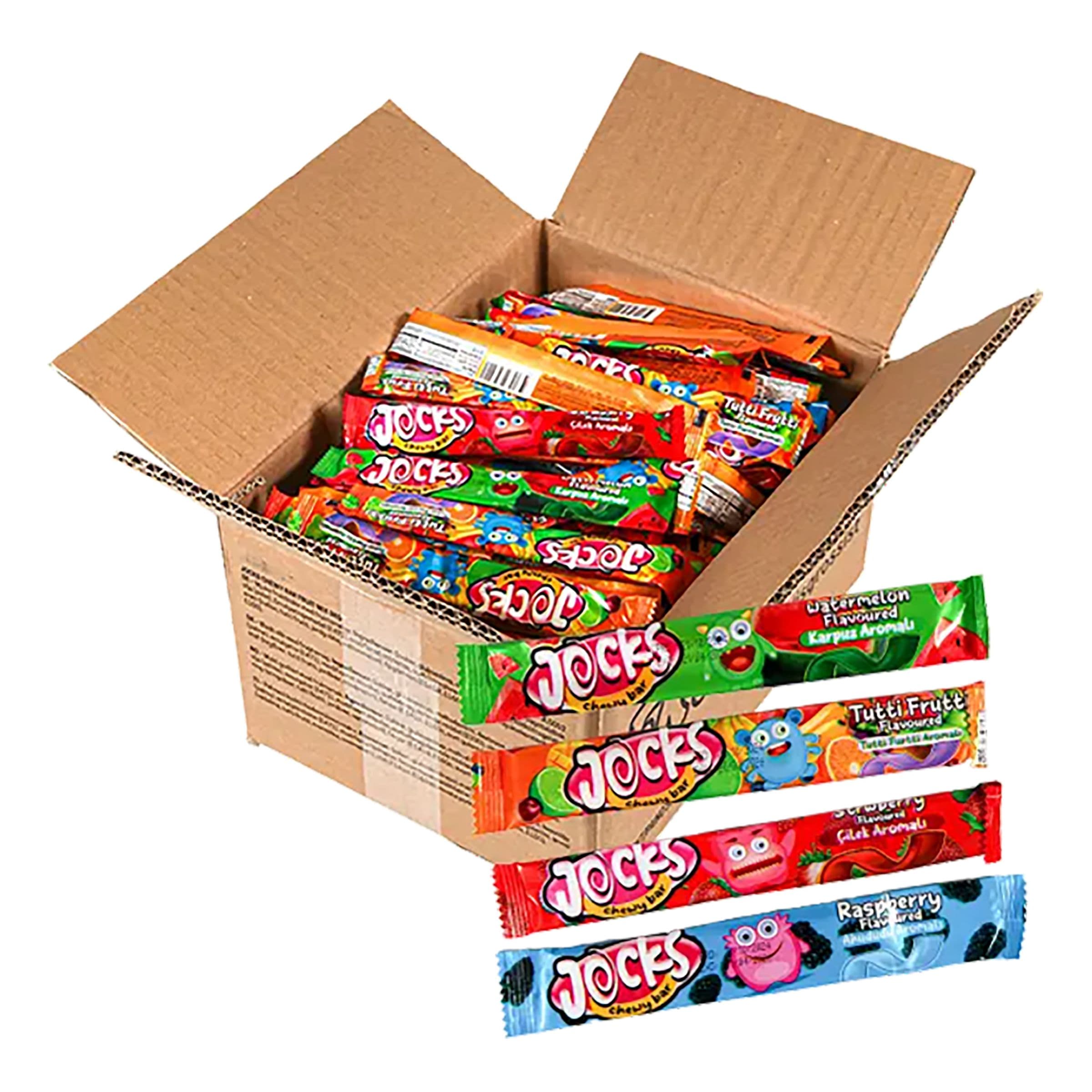 Jellioo Jocks Chewy Bar Hedelmäsekoitus Suurpakkaus - 3 kg – ERT Godis Bulk