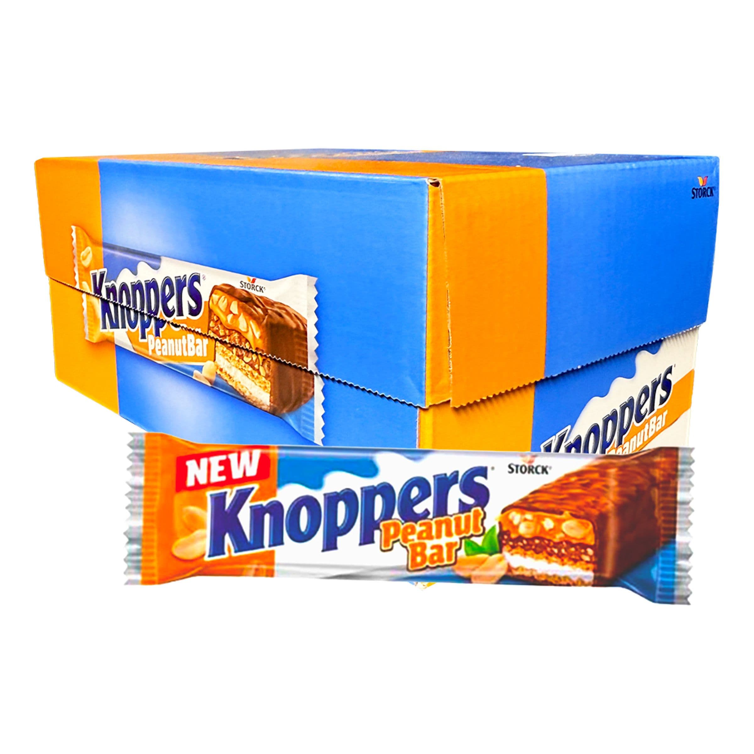 Knoppers Peanut Bar Suurpakkaus - 24 x 40 g – ERT Godis Bulk