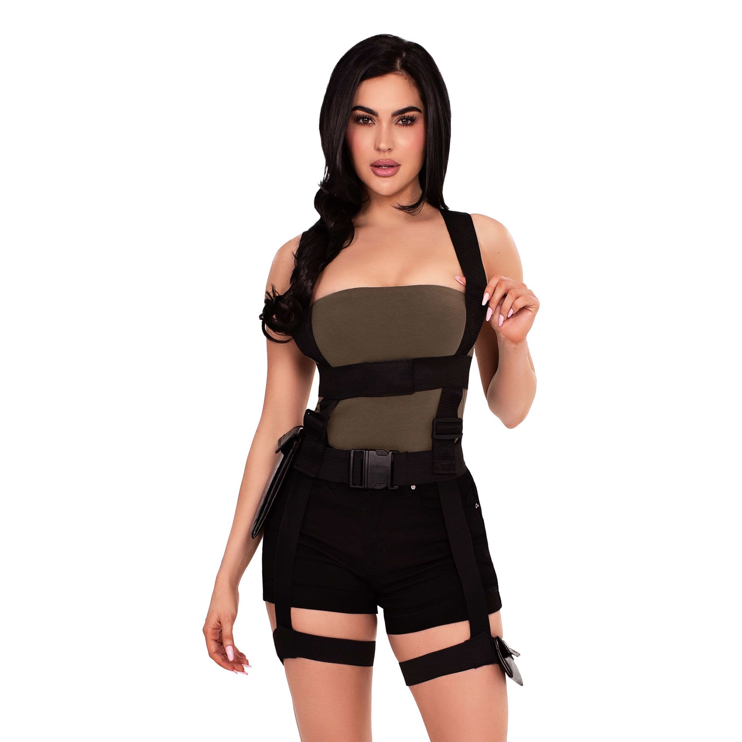 Taskuilla Varustettu Deluxe-vartalovaljas - One size – Leg Avenue