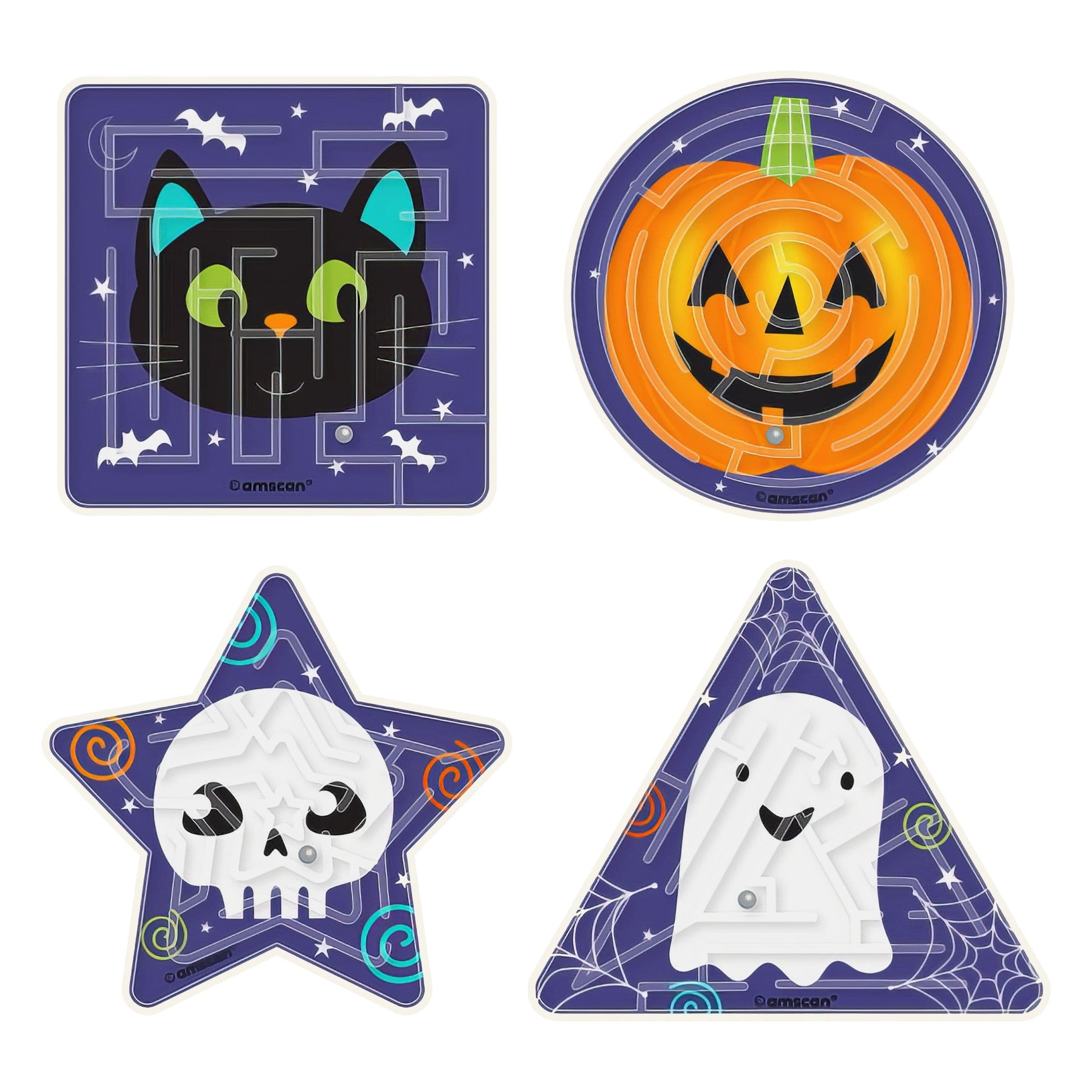 Labyrinttipeli Halloween Friends - 4-pakkaus – Riethmüller