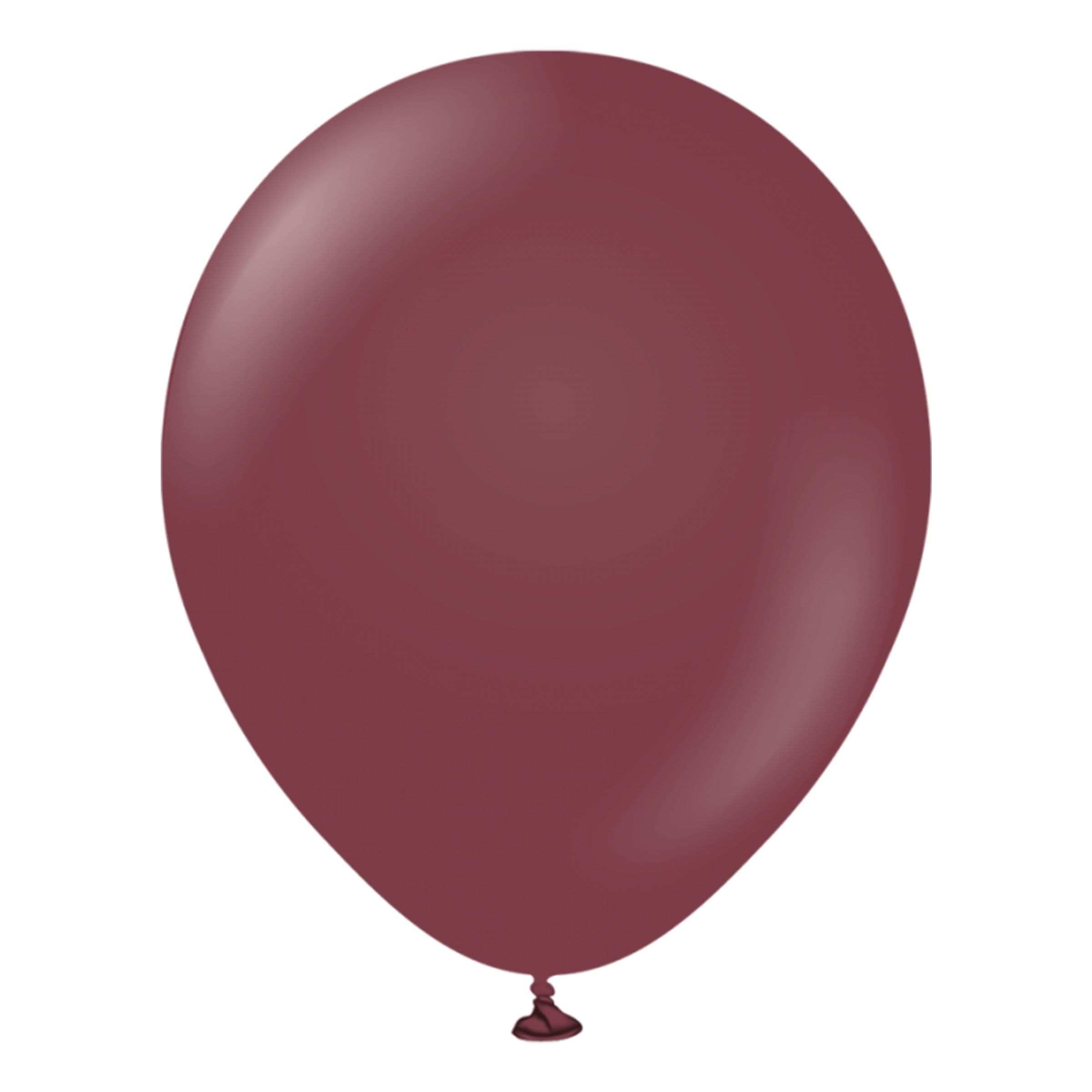 Professional Burgundy Ilmapallot - 100-pakkaus – Ballongkungen