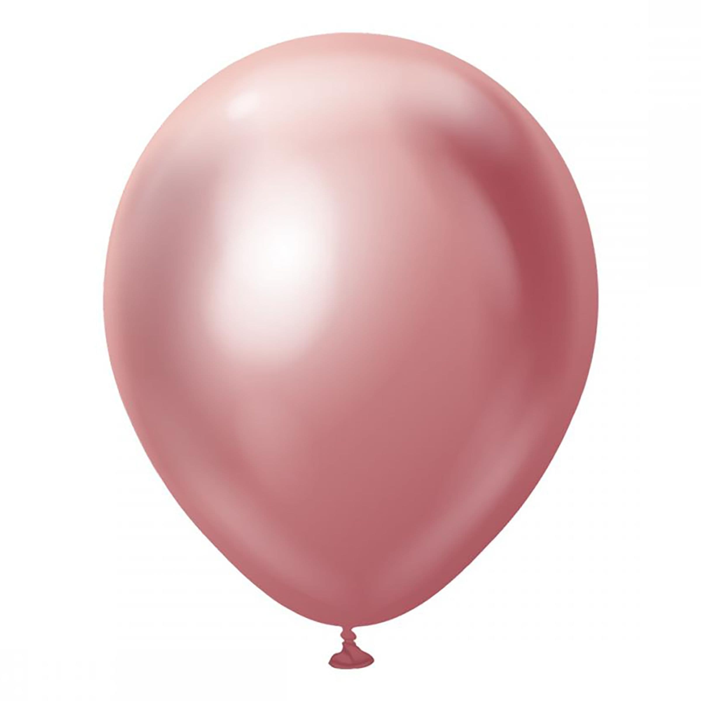 Ilmapallot Professional Suuret Pink Chrome - 5-pakkaus – Ballongkungen