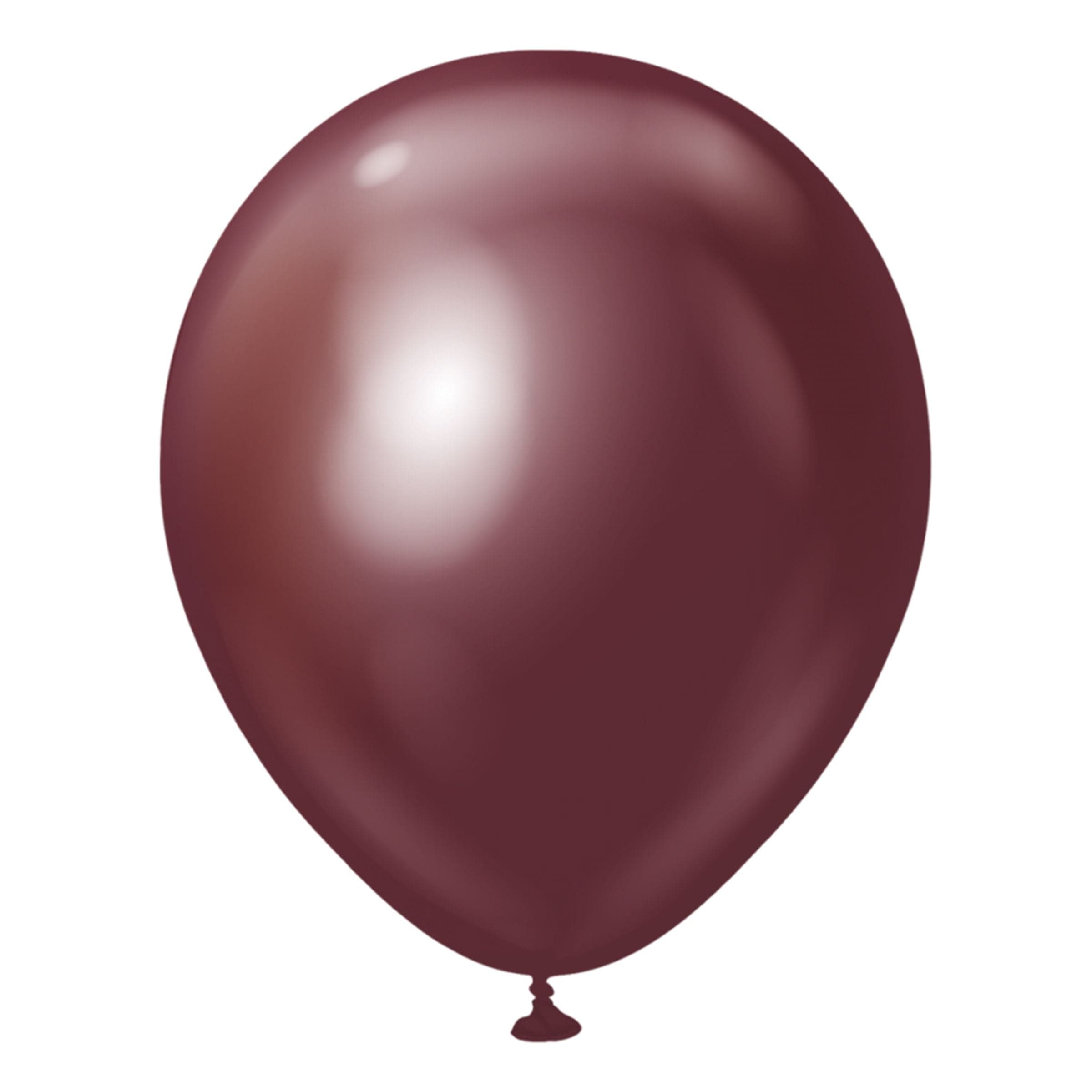 Ilmapallot Professional Suuret Burgundy Chrome - 25-pakkaus – Ballongkungen