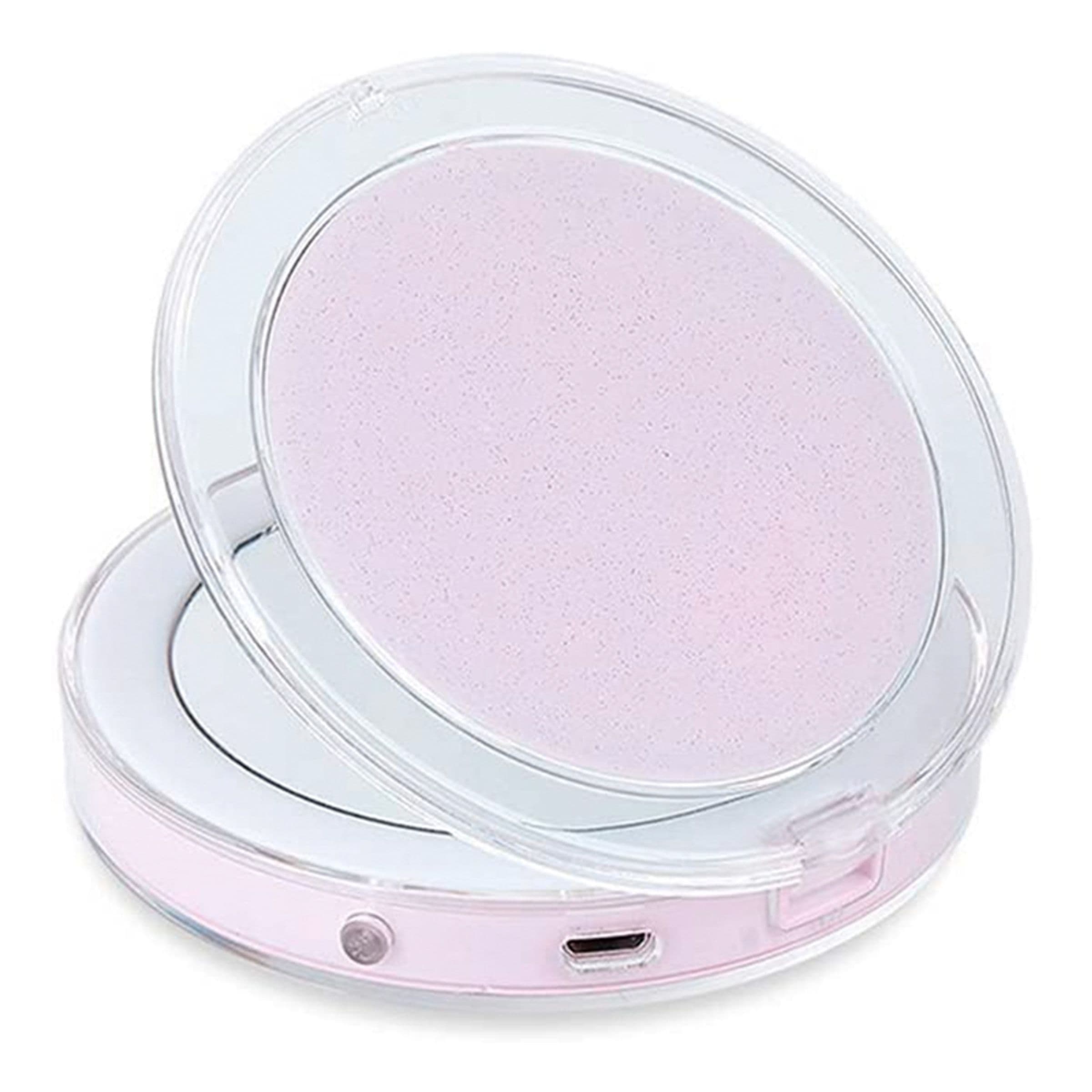 Taitettava LED Meikkipeili - Vaaleanpunainen – Catsson