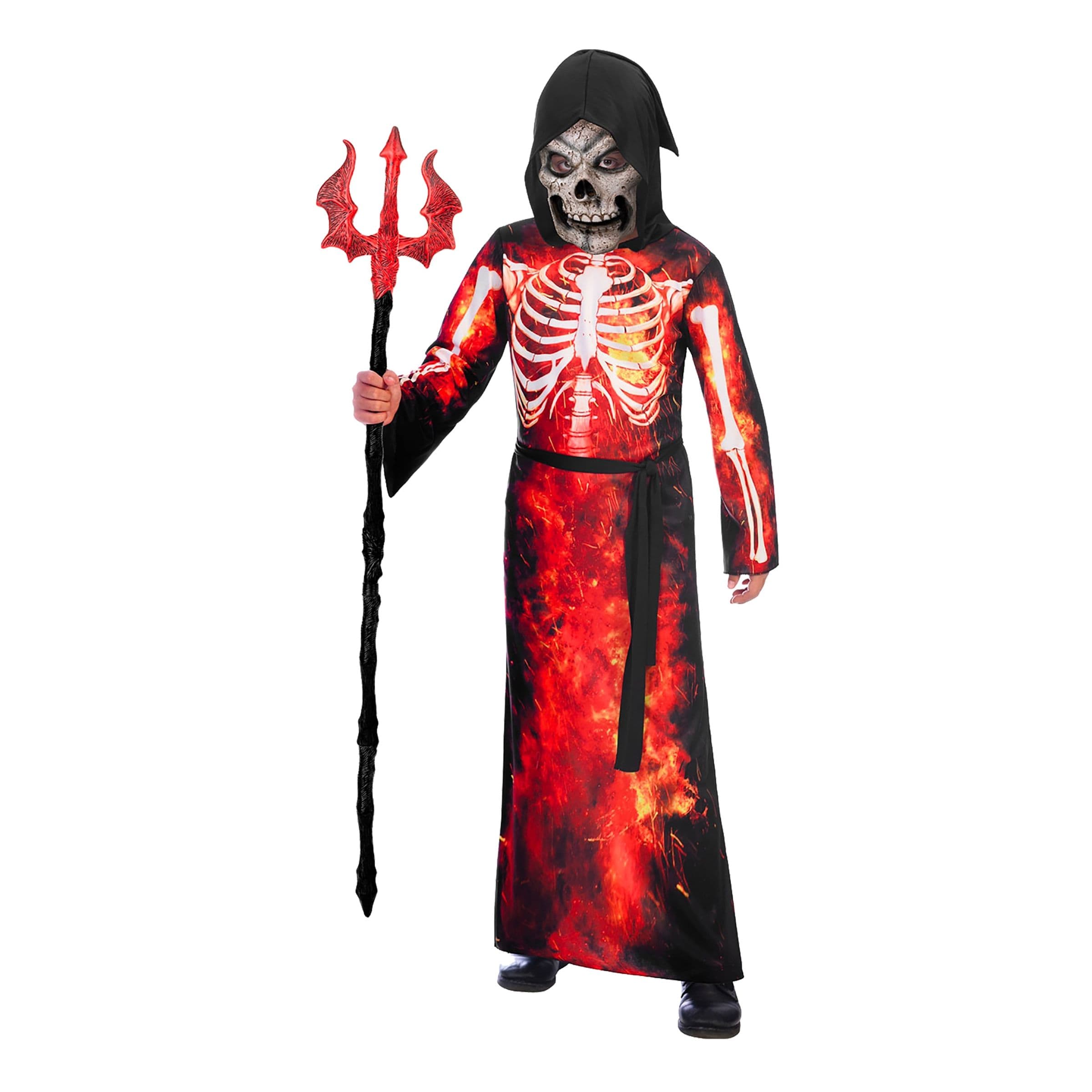 Viikatemies Tulenliekeillä Lasten Naamiaisasu - XX-Large – Riethmüller