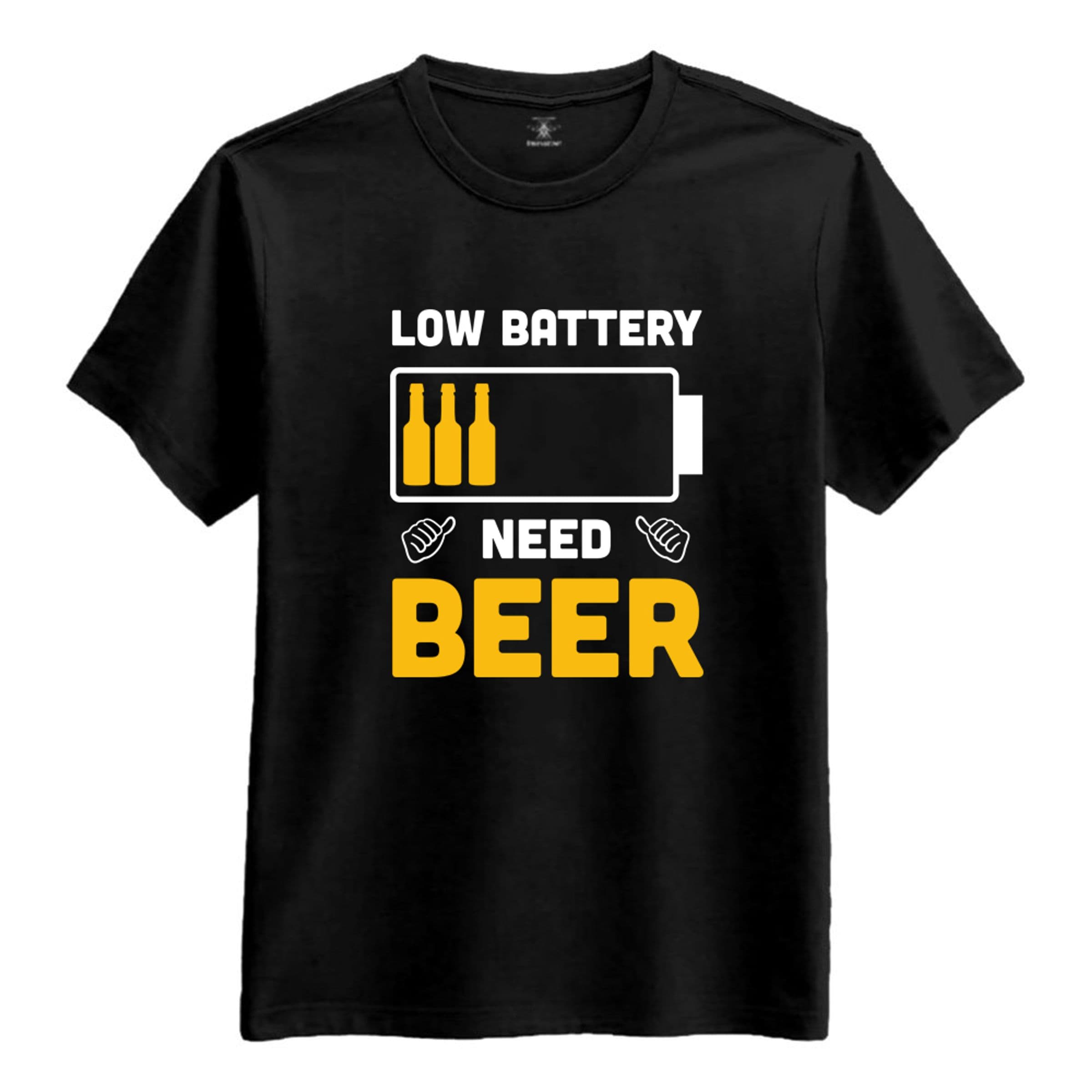 Low Battery Need Beer T-paita - Medium – Netshirt