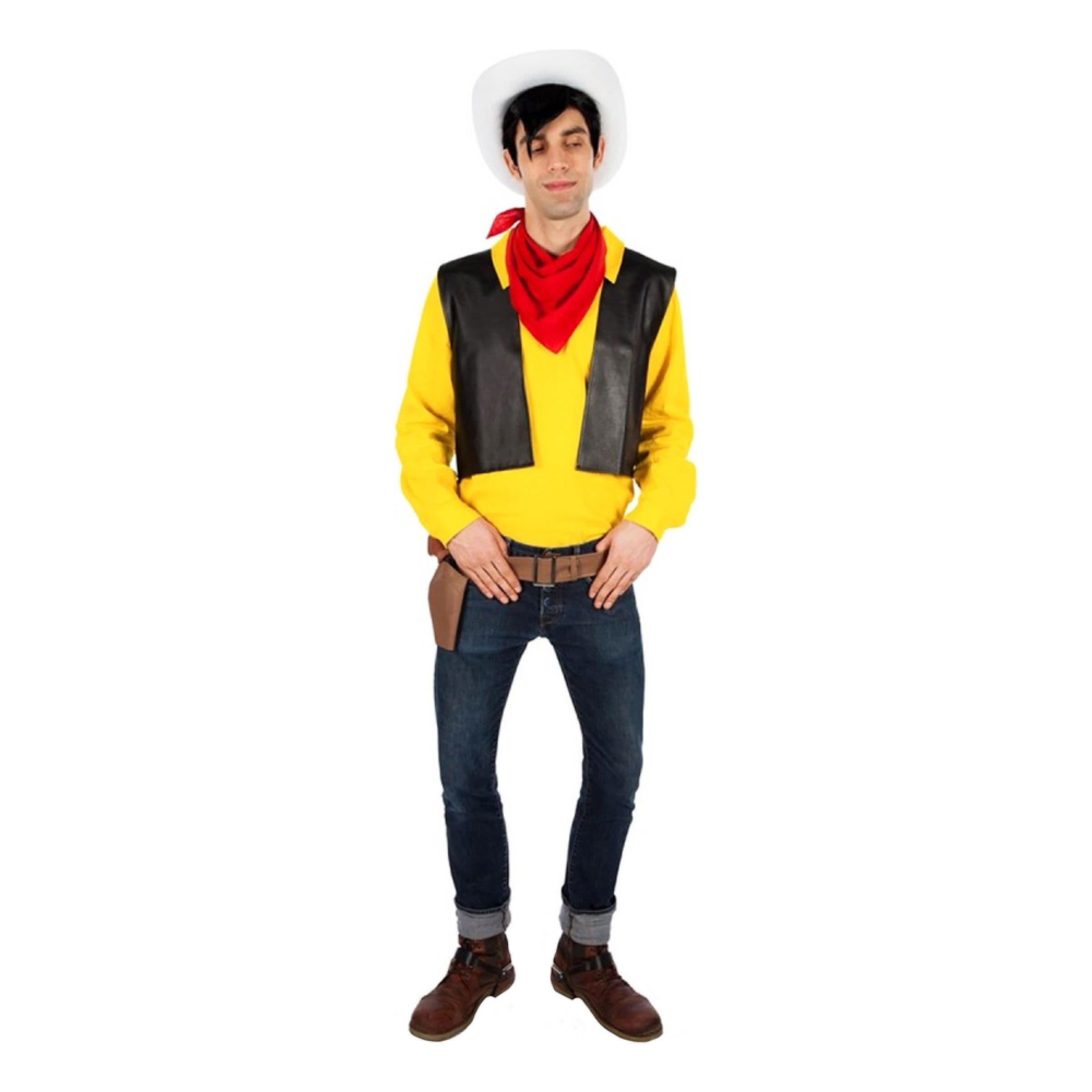 Lucky Luke Cowboy Naamiaisasu - Large – Maskworld / Metamorph