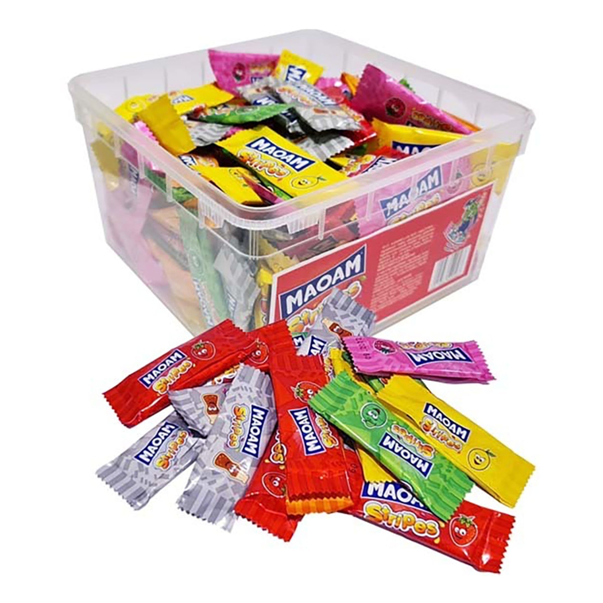 Maoam Mini Stripes Suurpakkaus - 1,05 kg – ERT Godis Bulk
