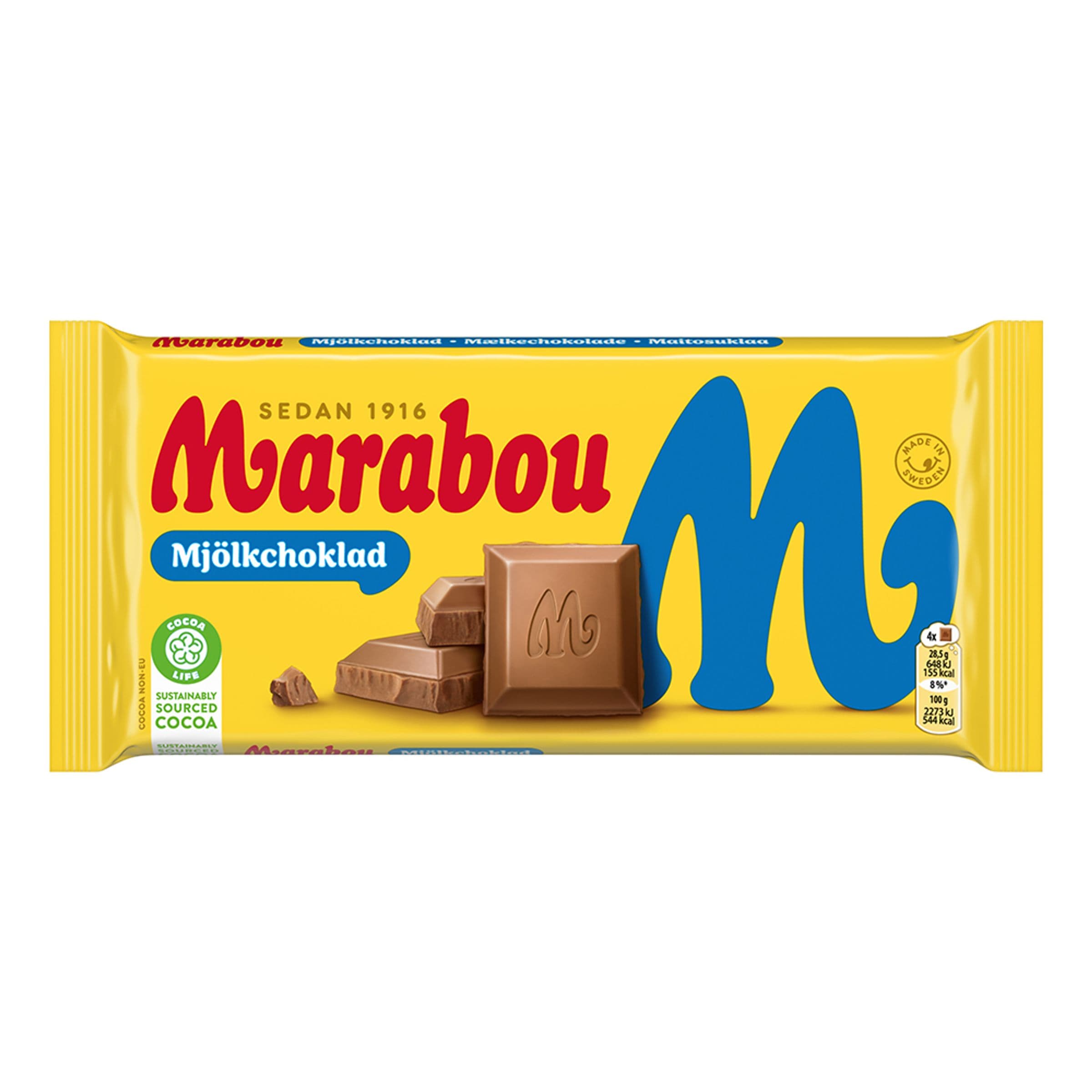 Marabou Maitosuklaa Suklaalevy - 90 g – ERT Godis Singel
