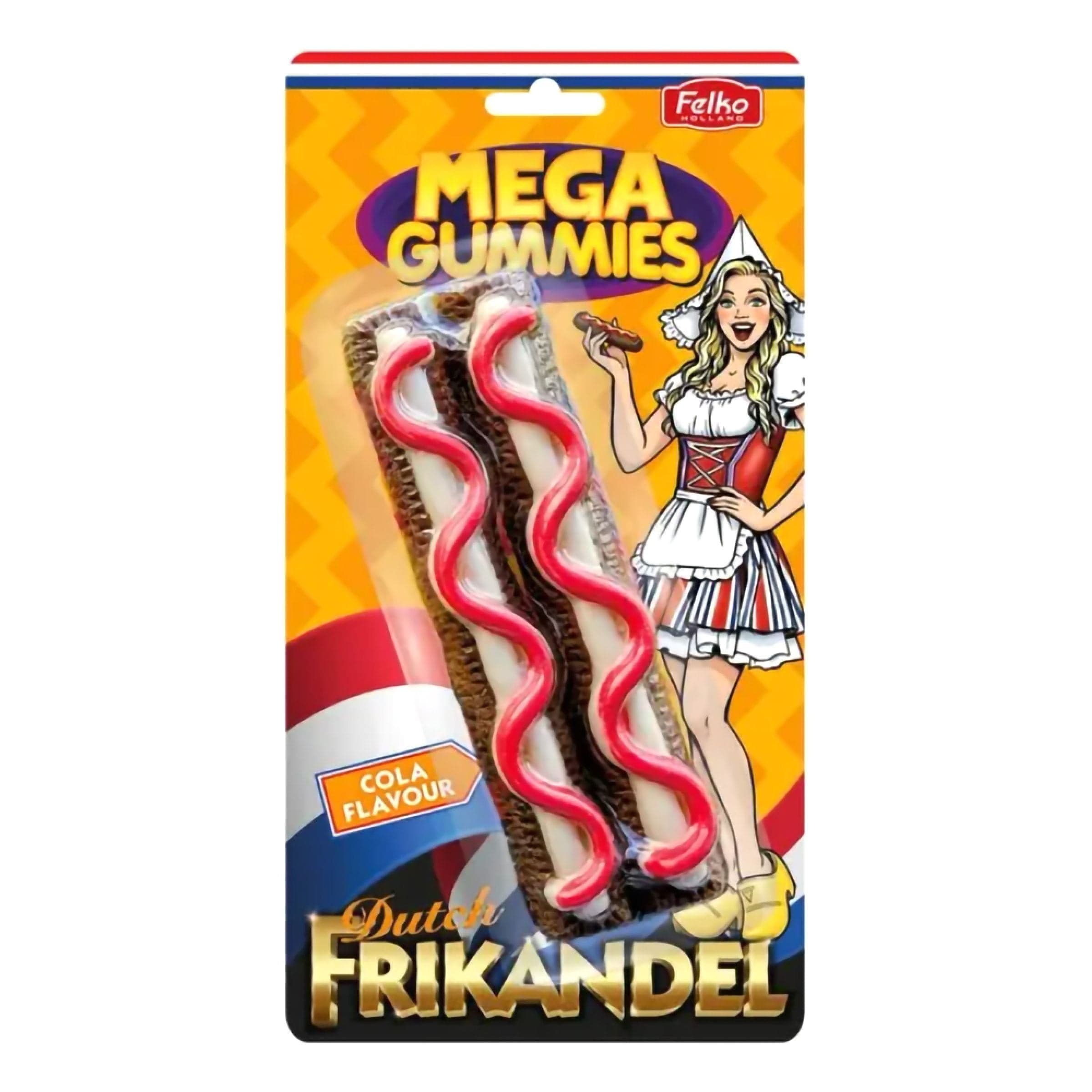Mega Gummies Dutch Frikandel -karkkifrikandelli - 120 g – Coopers Candy
