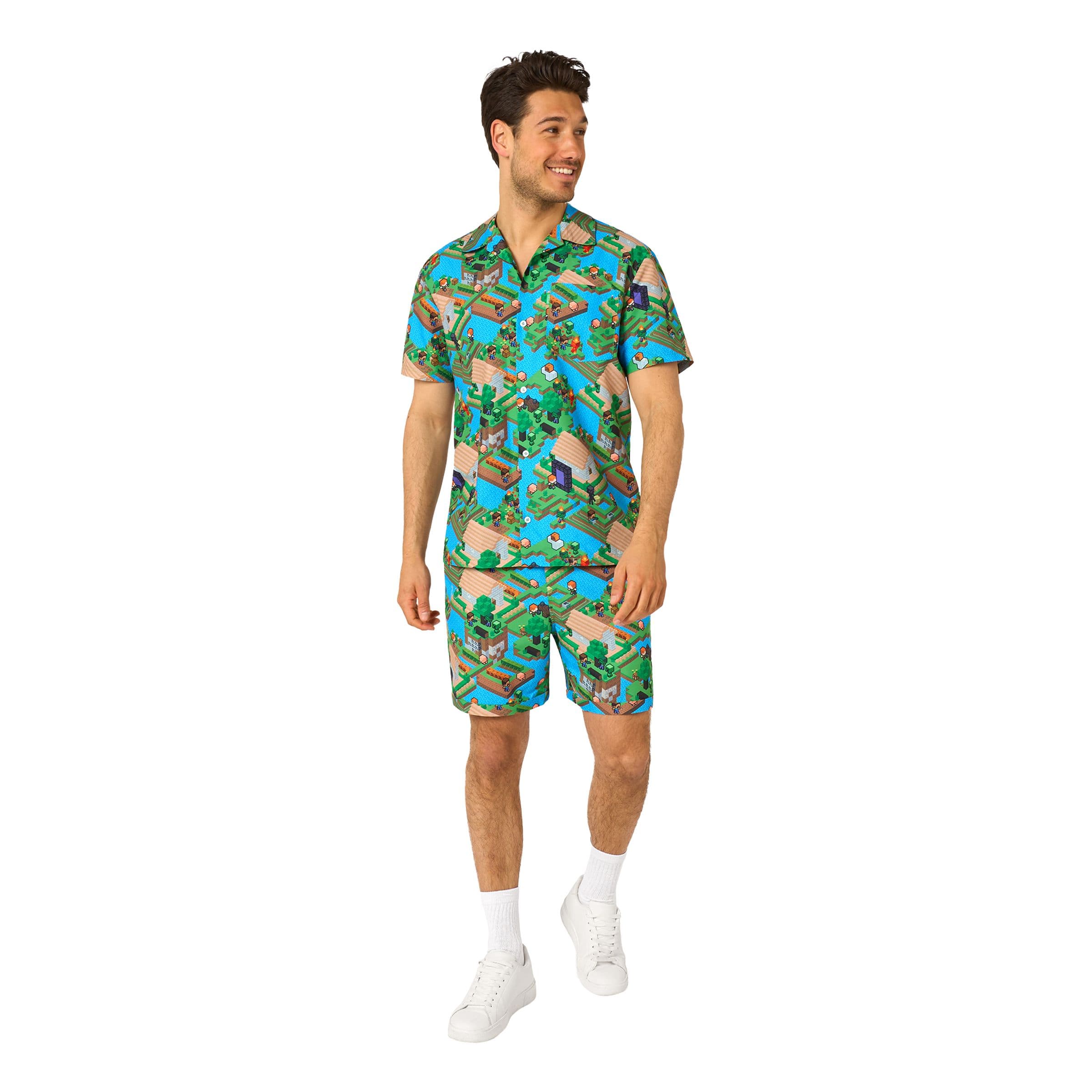 Minecraft Overworld Shorts Puku - Medium – Oppo Merchandise Group