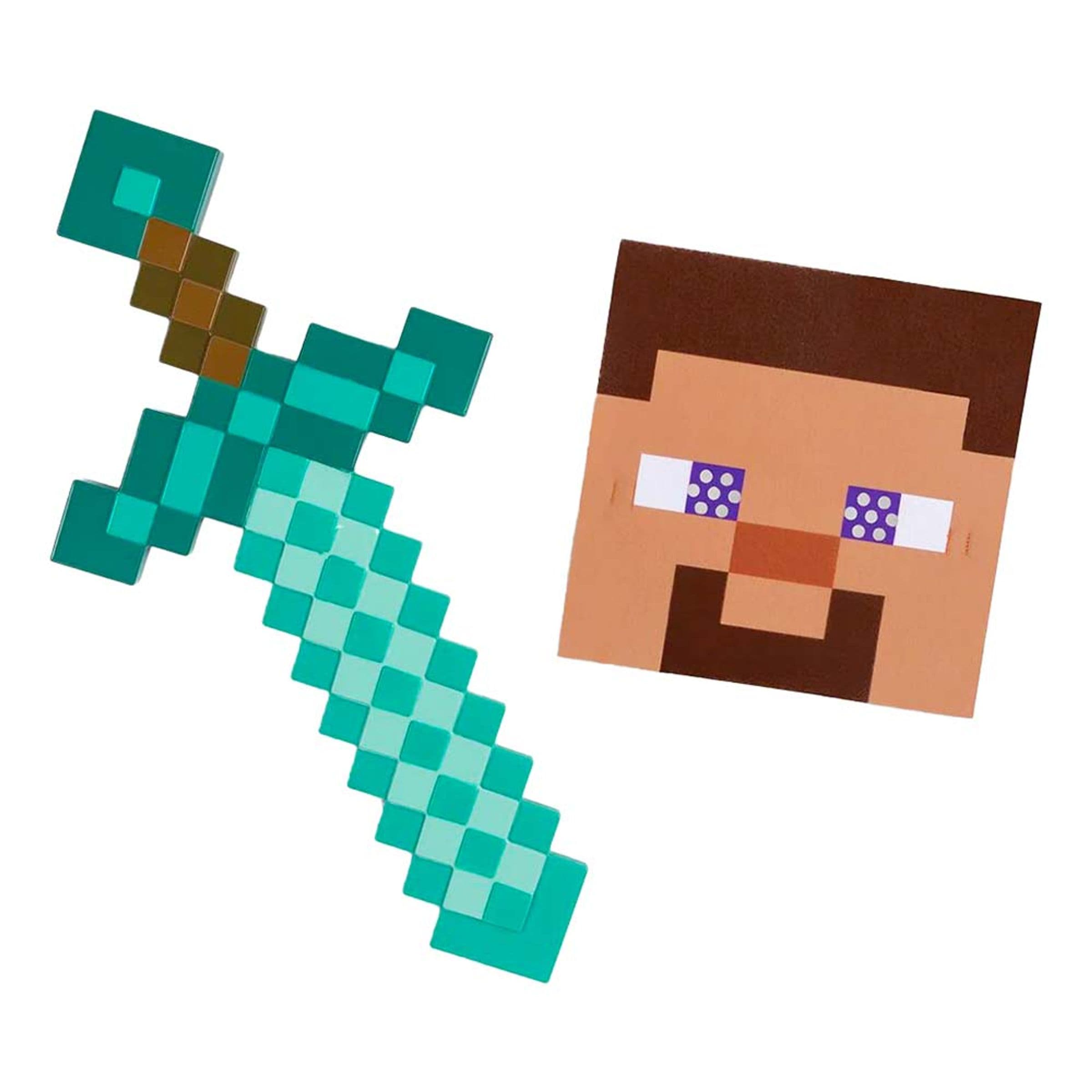 Minecraft Steve Naamari & Miekka Lapsille – Jakks Pacific / Disguise